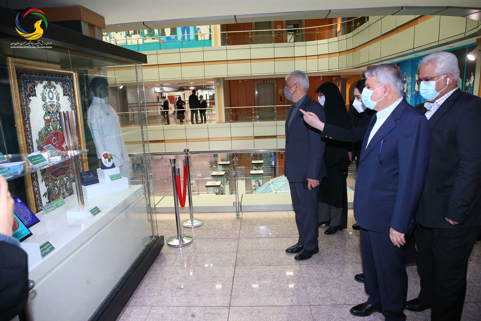 بازدید دکتر حمید سجادی وزیر ورزش و جوانان از موزه ملی ورزش، المپیک، پارالمپیک