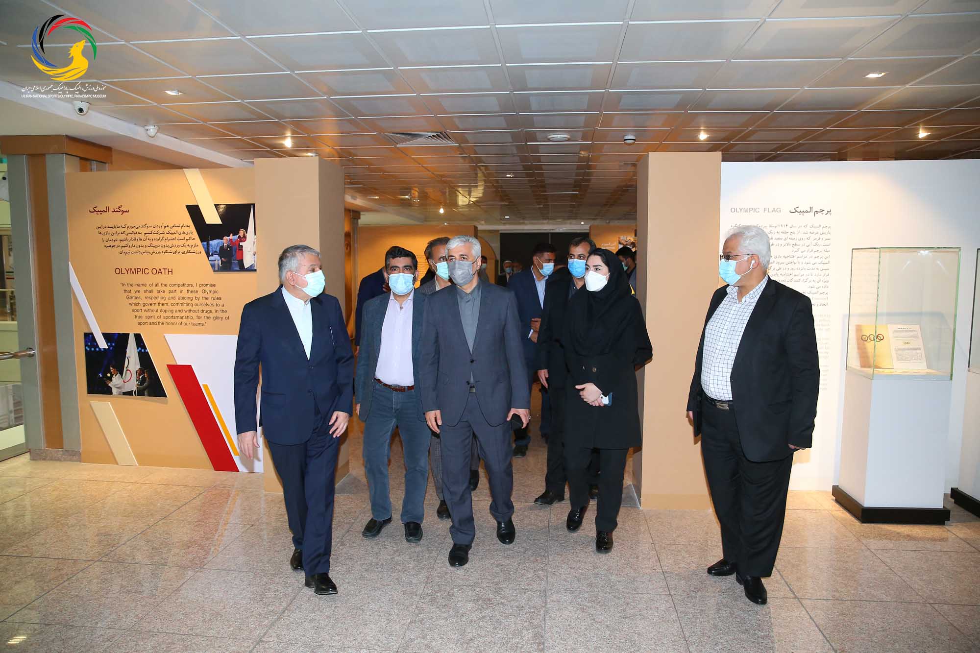 بازدید دکتر حمید سجادی وزیر ورزش و جوانان از موزه ملی ورزش، المپیک، پارالمپیک