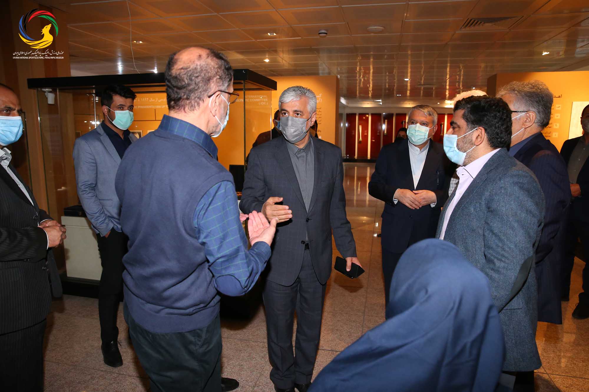 بازدید دکتر حمید سجادی وزیر ورزش و جوانان از موزه ملی ورزش، المپیک، پارالمپیک