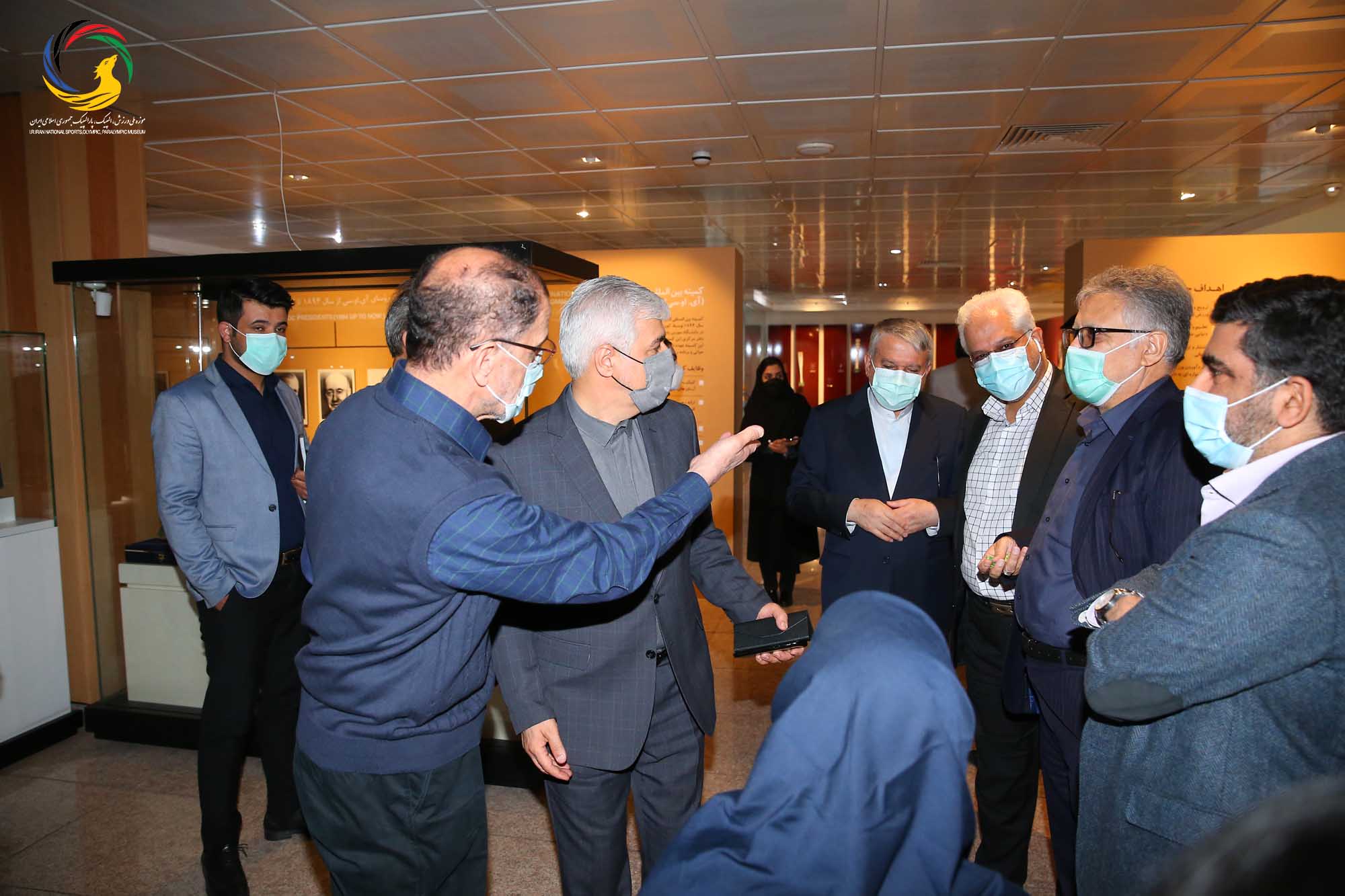بازدید دکتر حمید سجادی وزیر ورزش و جوانان از موزه ملی ورزش، المپیک، پارالمپیک
