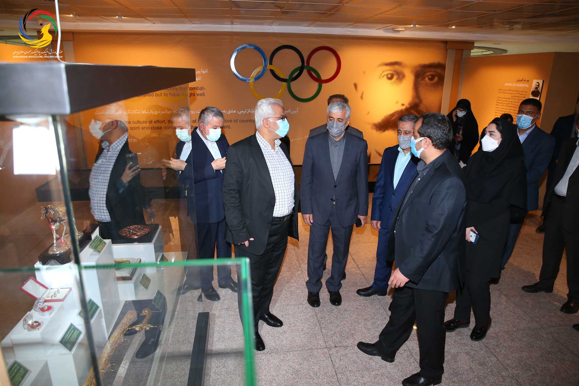 بازدید دکتر حمید سجادی وزیر ورزش و جوانان از موزه ملی ورزش، المپیک، پارالمپیک