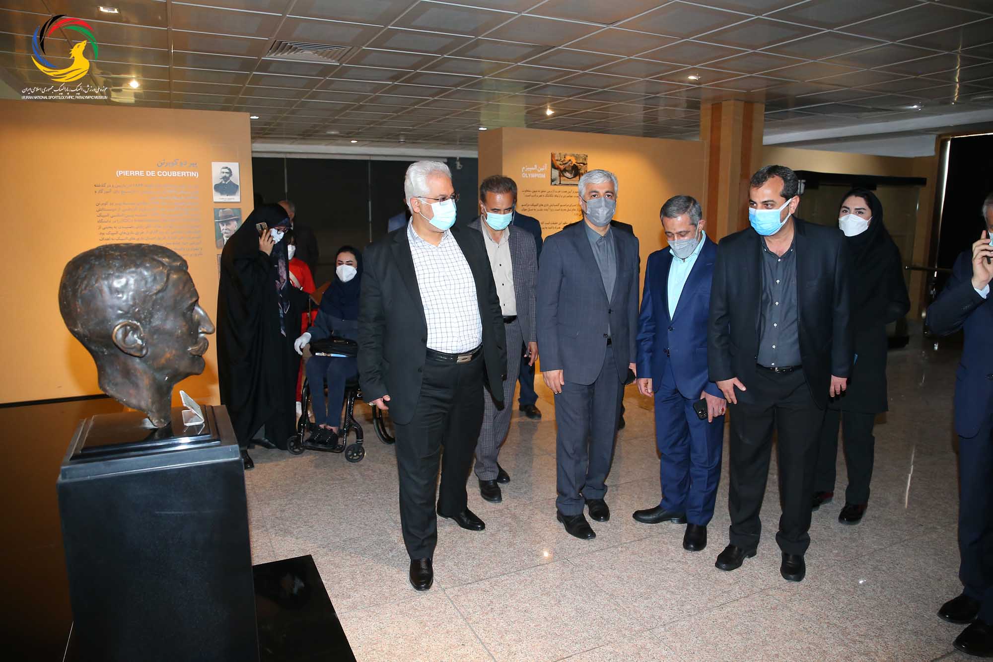 بازدید دکتر حمید سجادی وزیر ورزش و جوانان از موزه ملی ورزش، المپیک، پارالمپیک