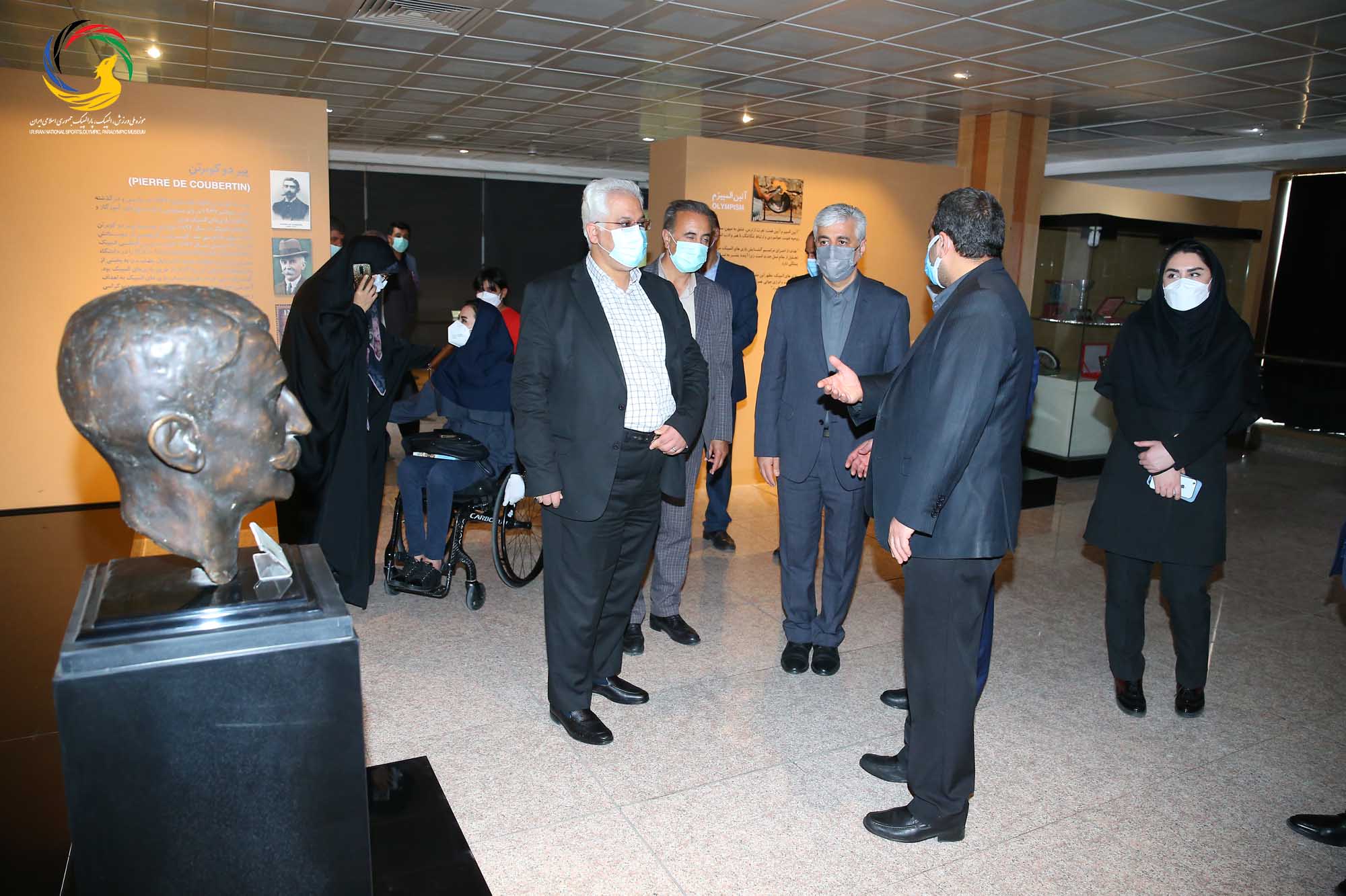 بازدید دکتر حمید سجادی وزیر ورزش و جوانان از موزه ملی ورزش، المپیک، پارالمپیک