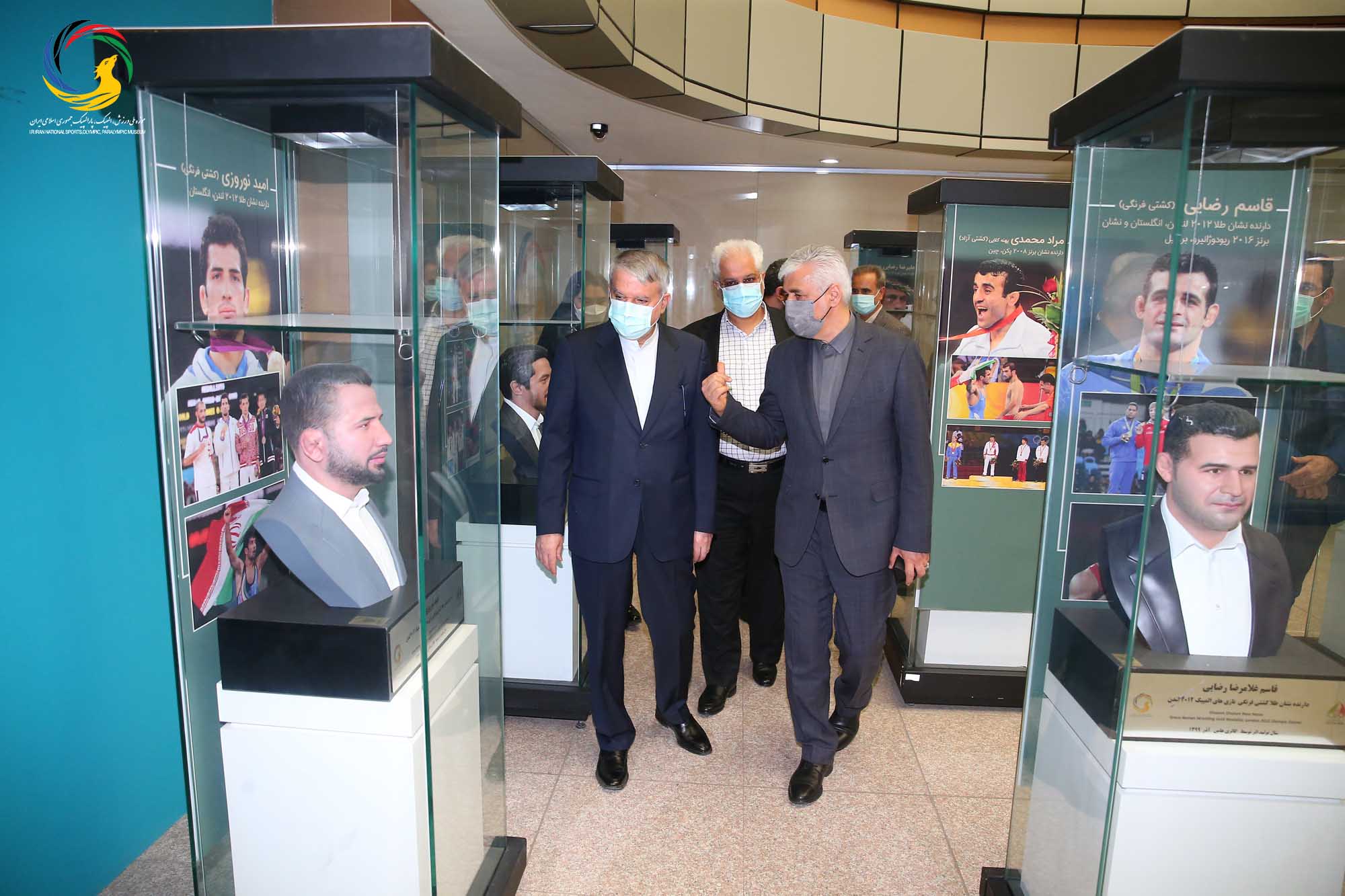بازدید دکتر حمید سجادی وزیر ورزش و جوانان از موزه ملی ورزش، المپیک، پارالمپیک