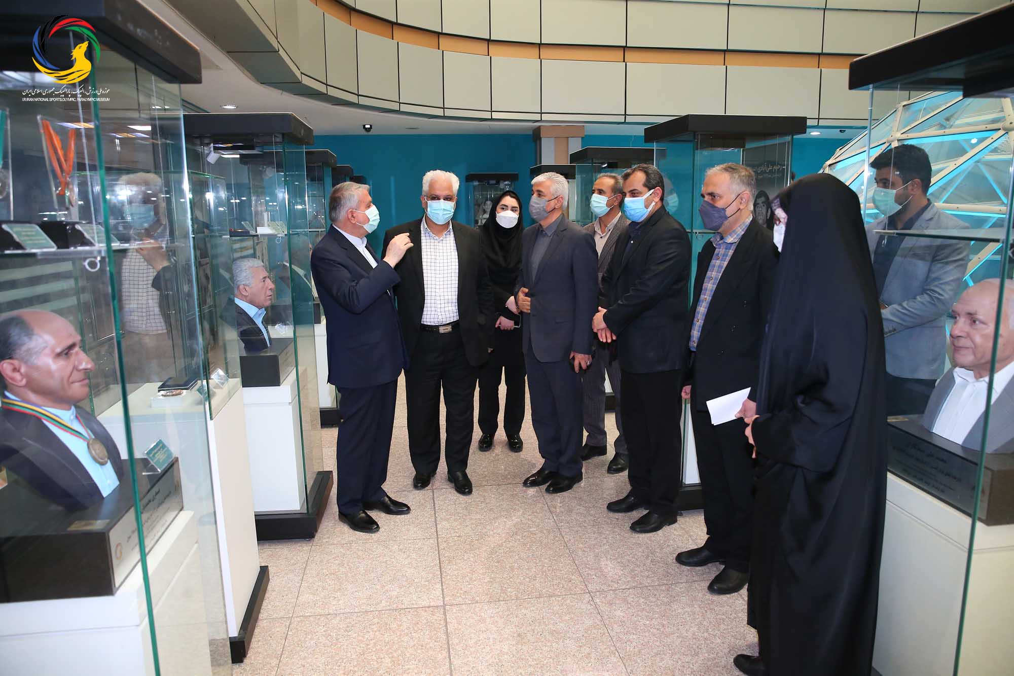 بازدید دکتر حمید سجادی وزیر ورزش و جوانان از موزه ملی ورزش، المپیک، پارالمپیک