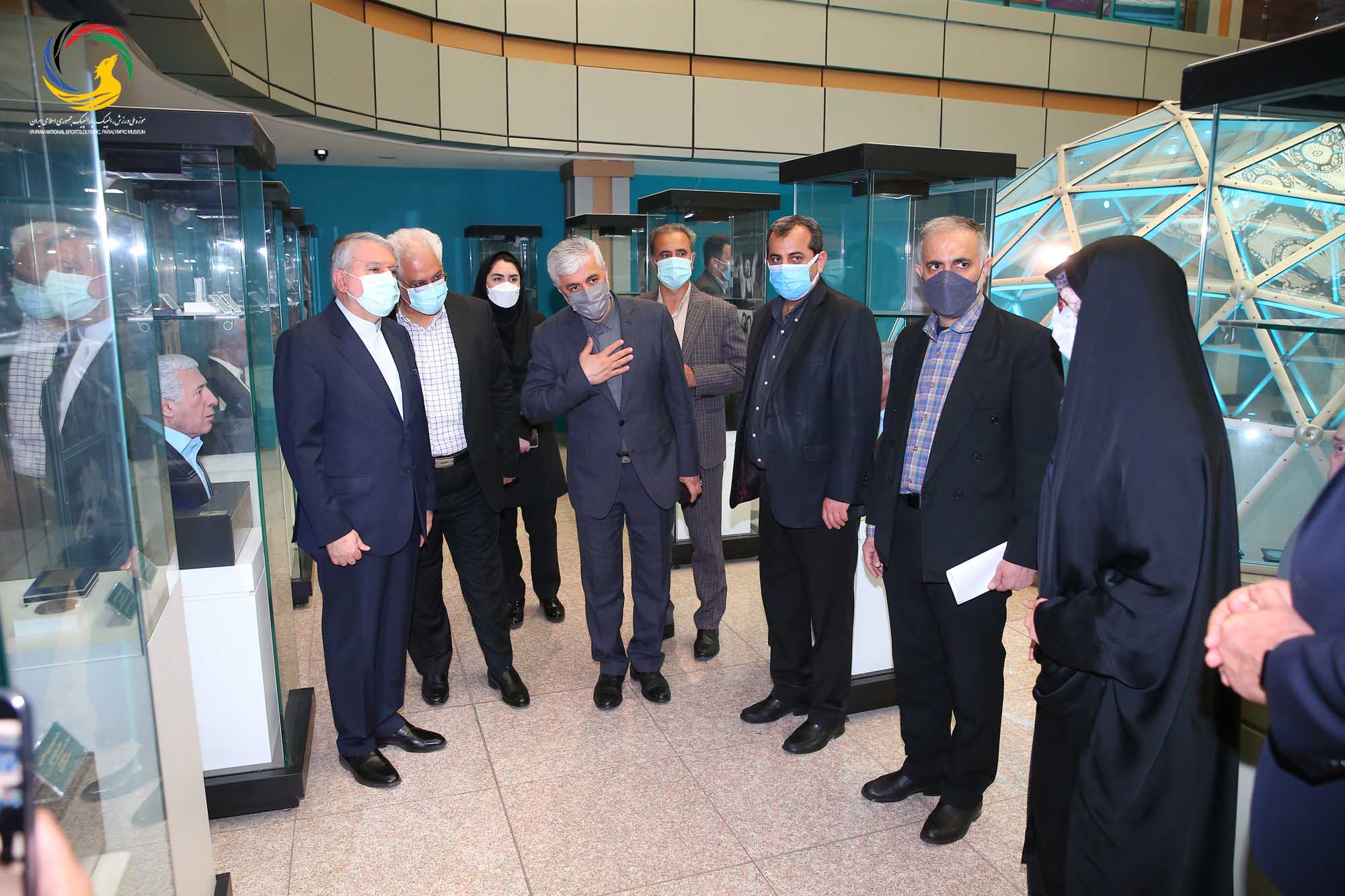 بازدید دکتر حمید سجادی وزیر ورزش و جوانان از موزه ملی ورزش، المپیک، پارالمپیک
