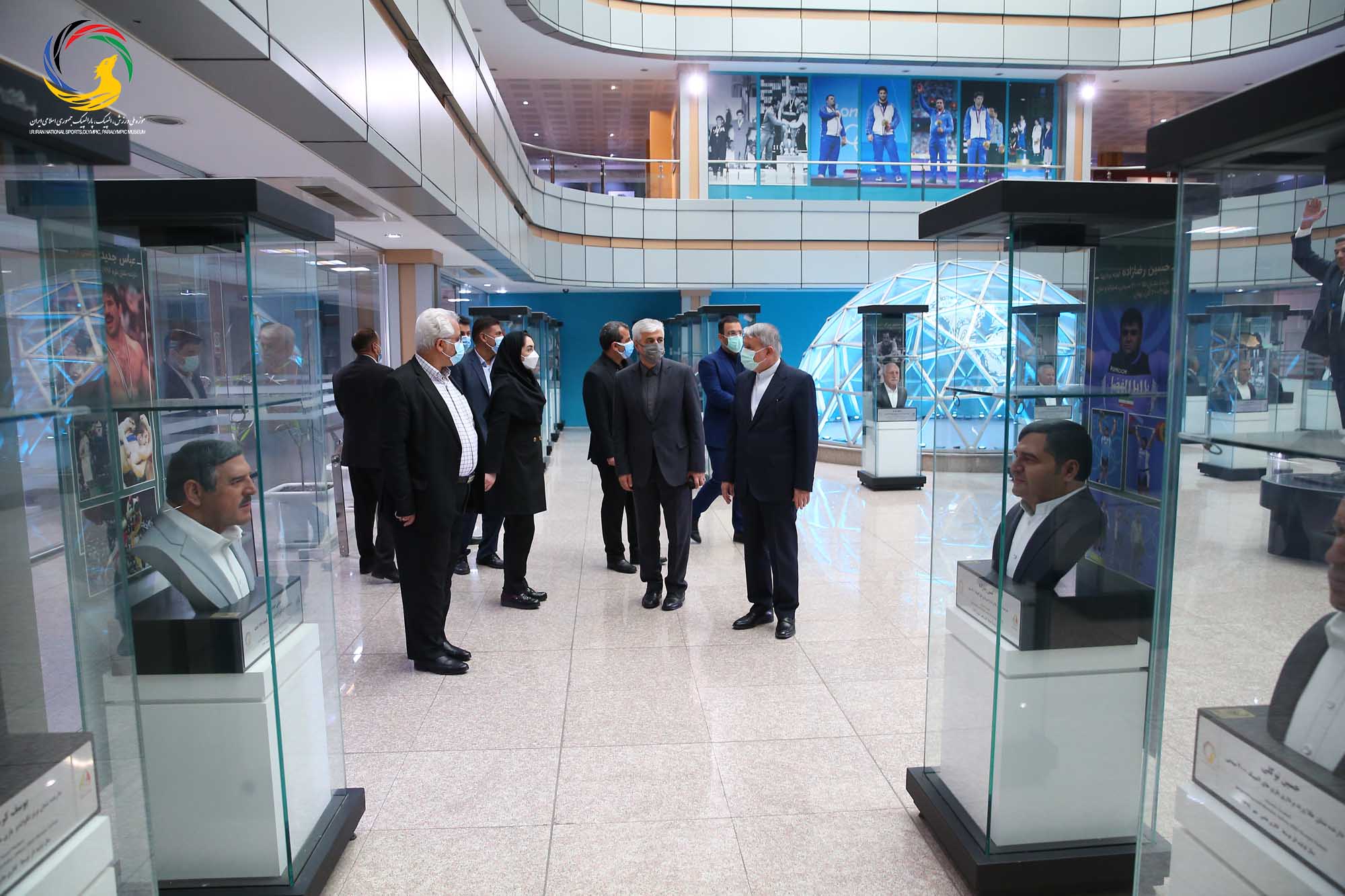 بازدید دکتر حمید سجادی وزیر ورزش و جوانان از موزه ملی ورزش، المپیک، پارالمپیک