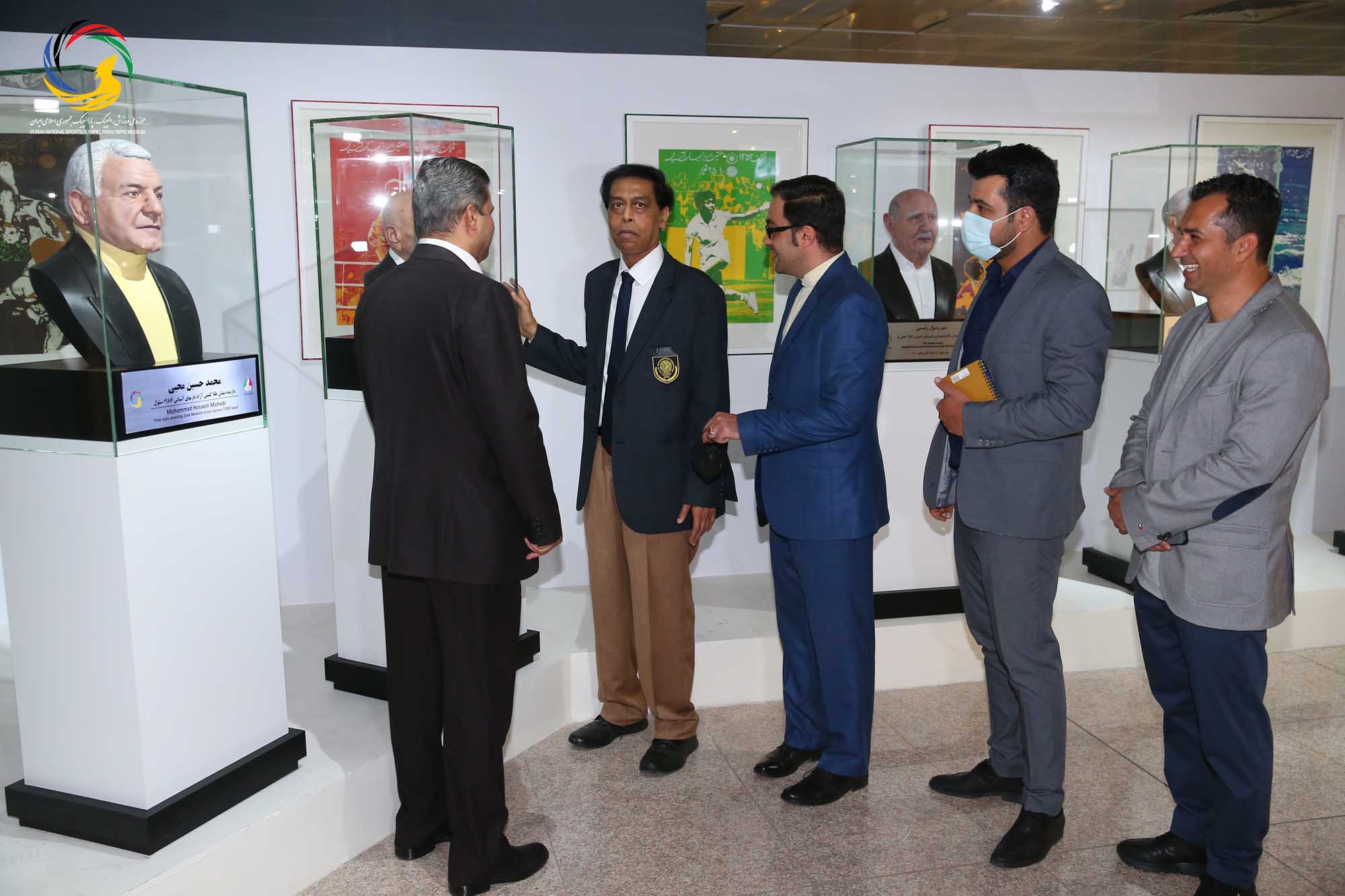 بازدید عبدالحلیم بن قادر رئیس فدراسیون سپک تاکرای آسیا از موزه ملی ورزش، المپیک، پارالمپیک