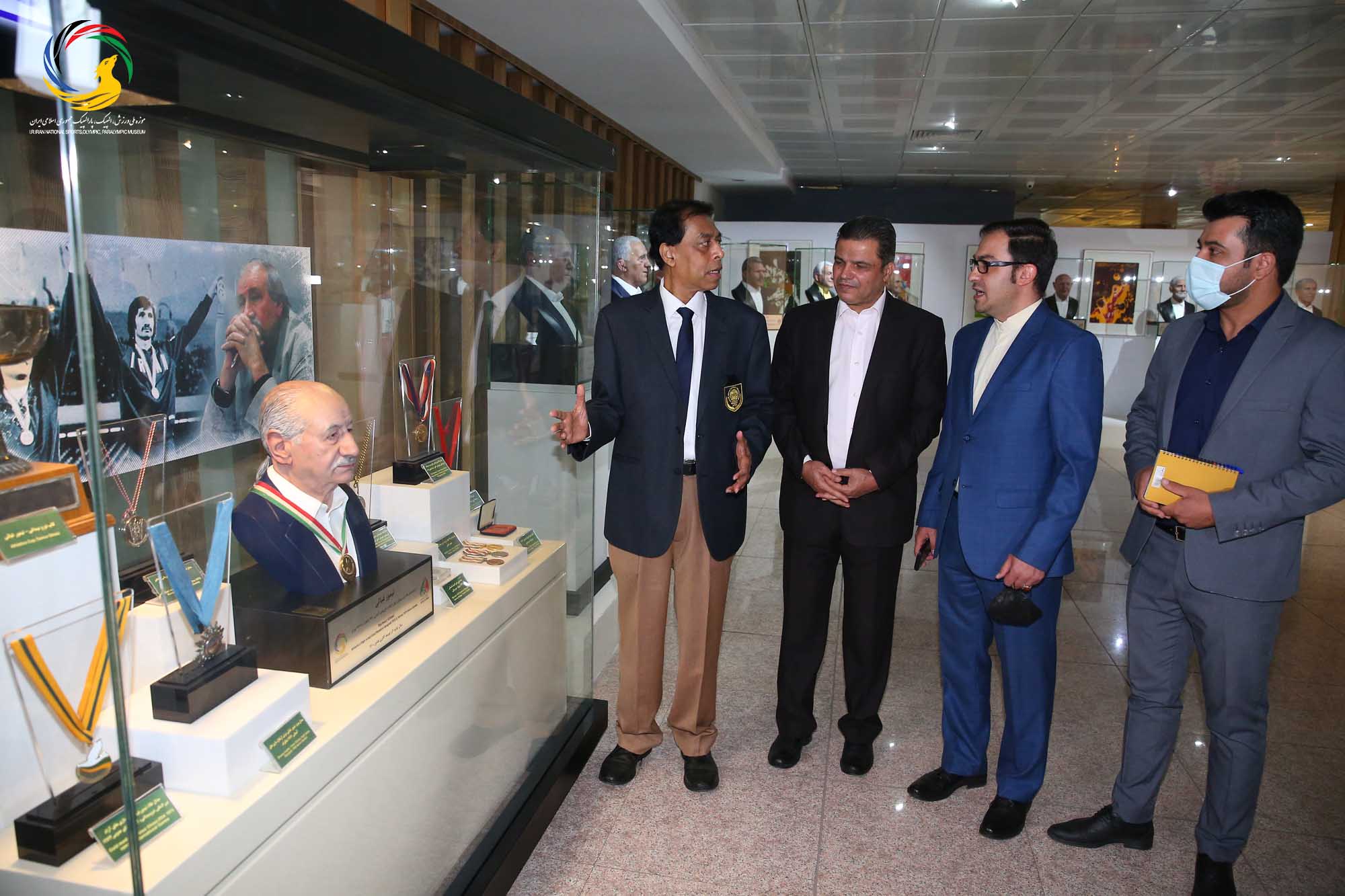 بازدید عبدالحلیم بن قادر رئیس فدراسیون سپک تاکرای آسیا از موزه ملی ورزش، المپیک، پارالمپیک