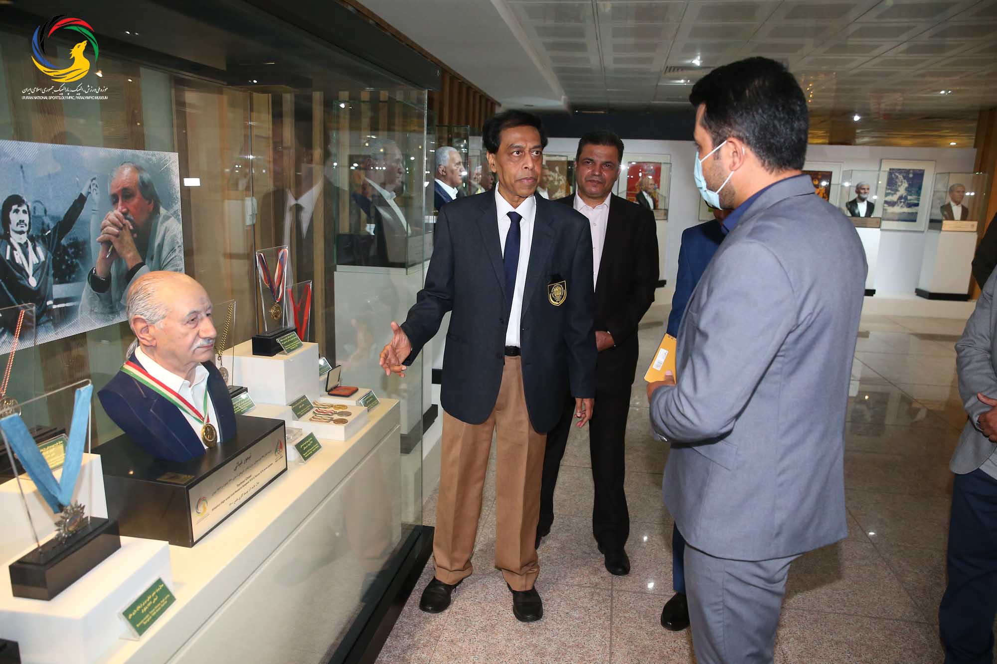 بازدید عبدالحلیم بن قادر رئیس فدراسیون سپک تاکرای آسیا از موزه ملی ورزش، المپیک، پارالمپیک