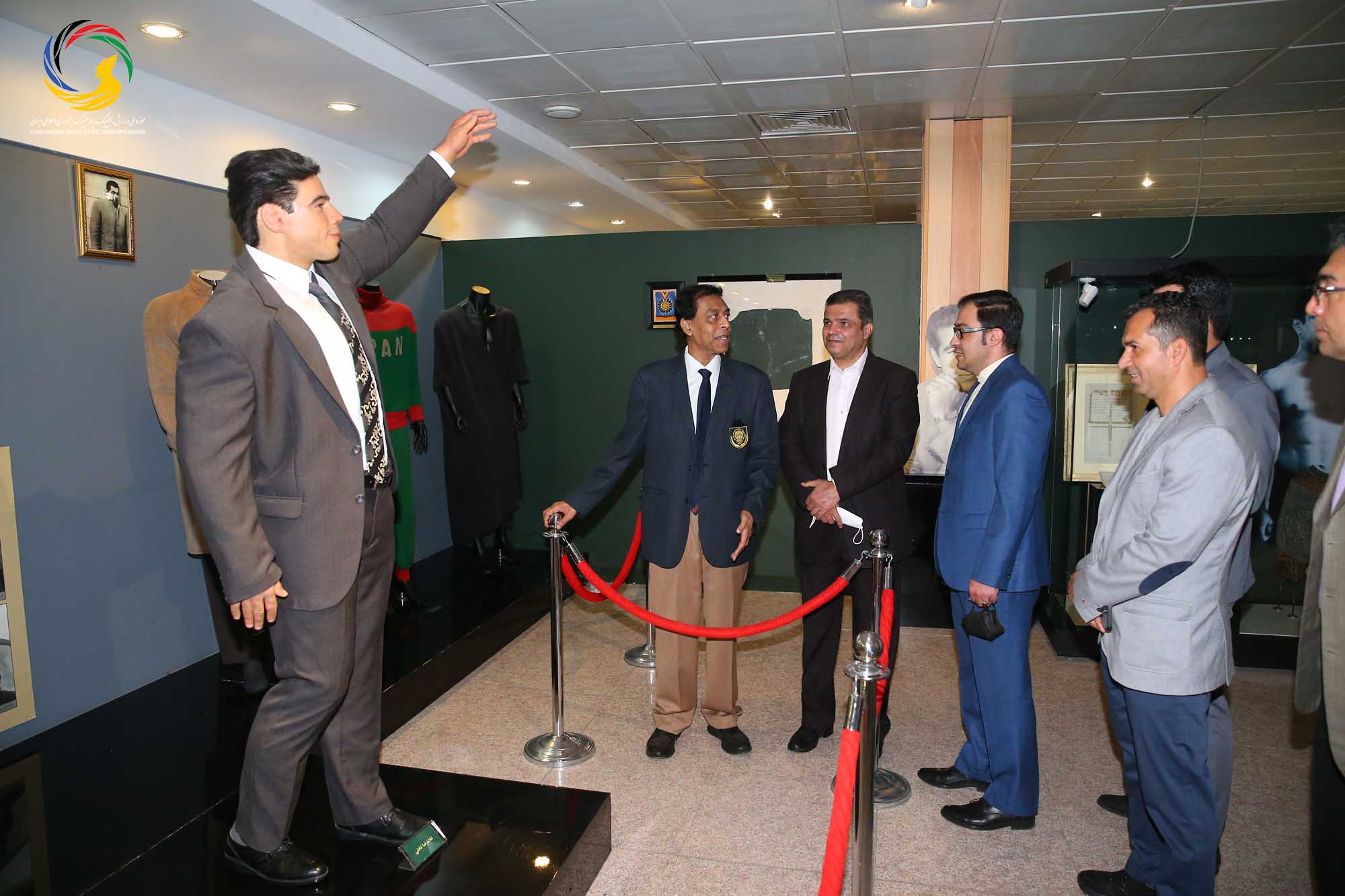 بازدید عبدالحلیم بن قادر رئیس فدراسیون سپک تاکرای آسیا از موزه ملی ورزش، المپیک، پارالمپیک