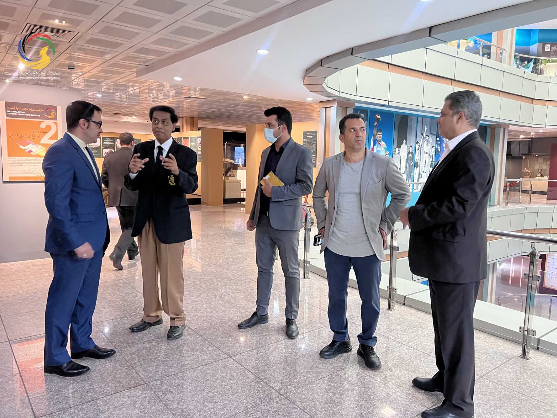 بازدید عبدالحلیم بن قادر رئیس فدراسیون سپک تاکرای آسیا از موزه ملی ورزش، المپیک، پارالمپیک