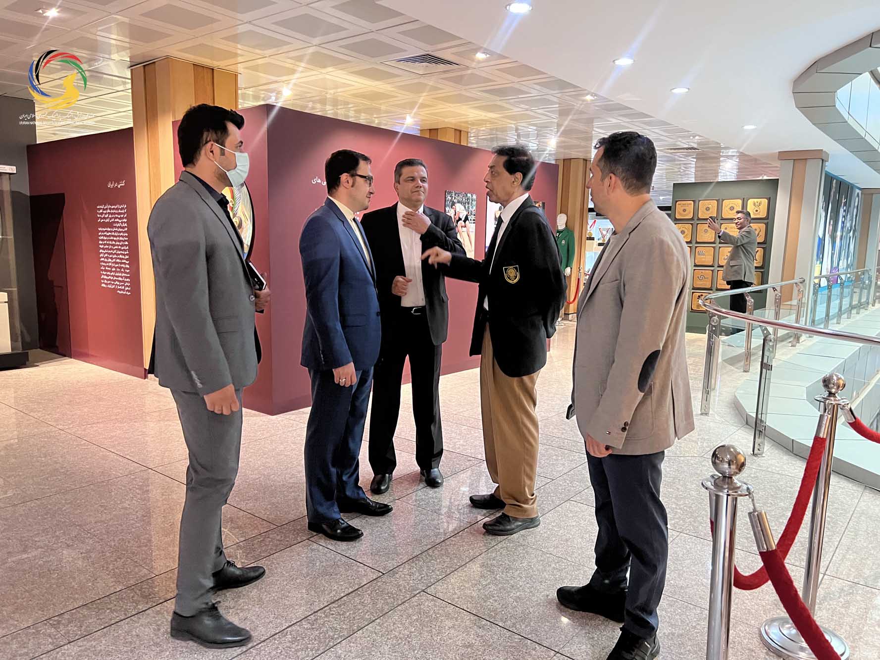 بازدید عبدالحلیم بن قادر رئیس فدراسیون سپک تاکرای آسیا از موزه ملی ورزش، المپیک، پارالمپیک