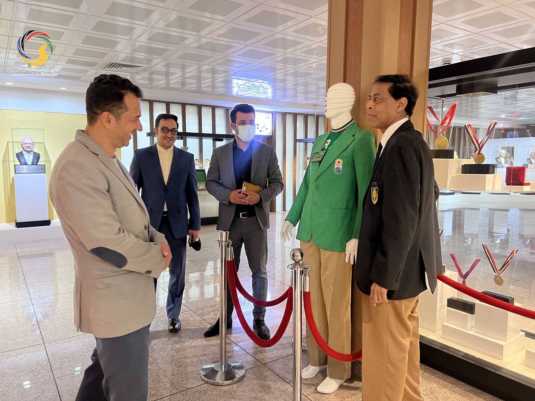 بازدید عبدالحلیم بن قادر رئیس فدراسیون سپک تاکرای آسیا از موزه ملی ورزش، المپیک، پارالمپیک