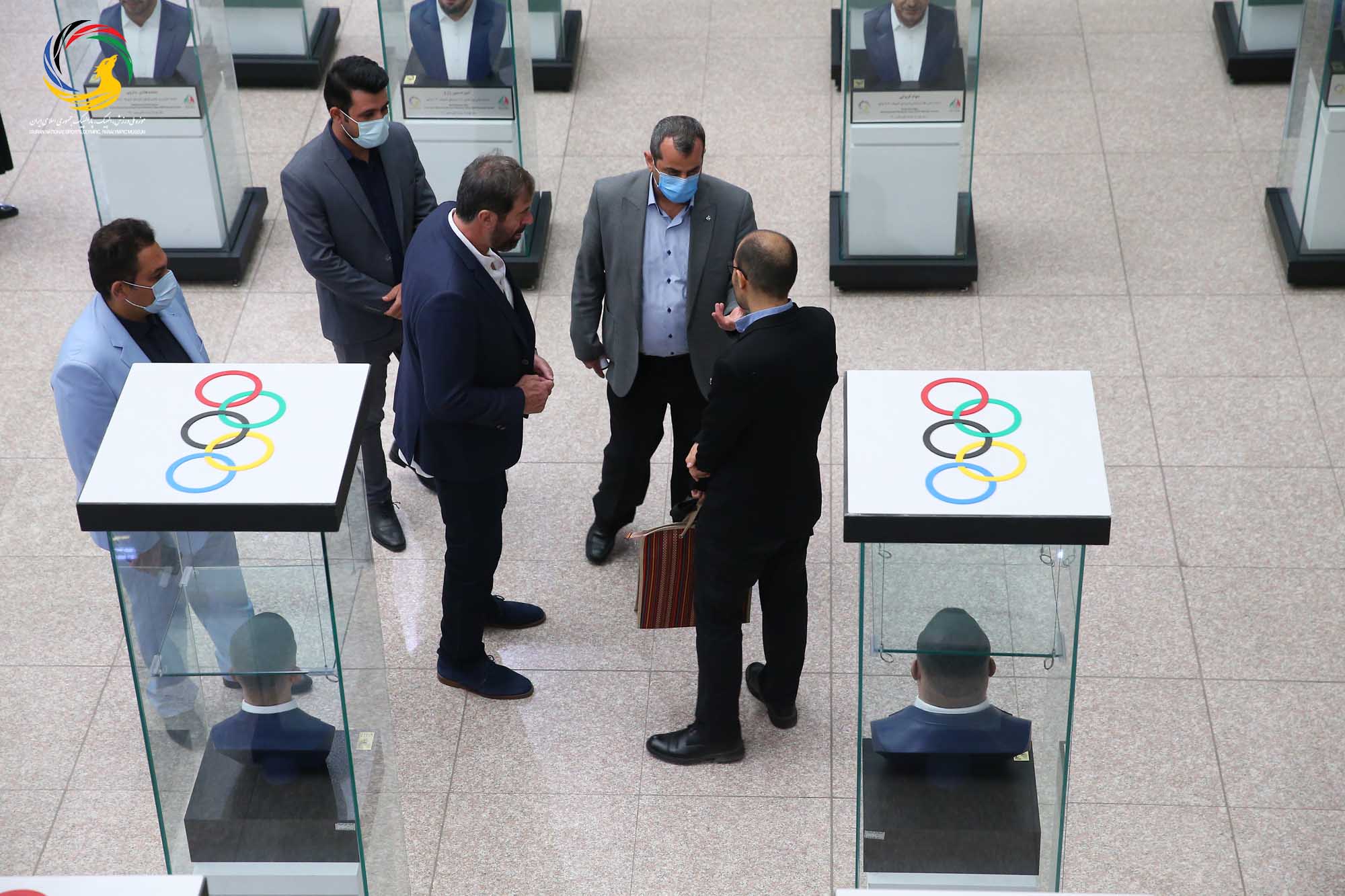 بازدید وسلین وویویچ سرمربی تیم ملی هندبال ایران از موزه ملی ورزش، المپیک، پارالمپیک