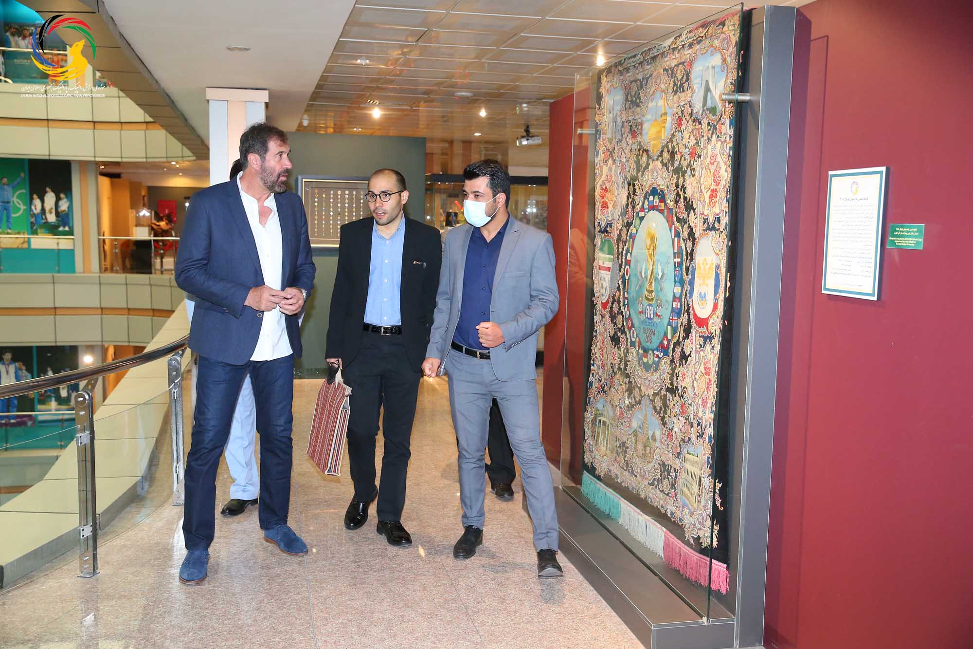 بازدید وسلین وویویچ سرمربی تیم ملی هندبال ایران از موزه ملی ورزش، المپیک، پارالمپیک