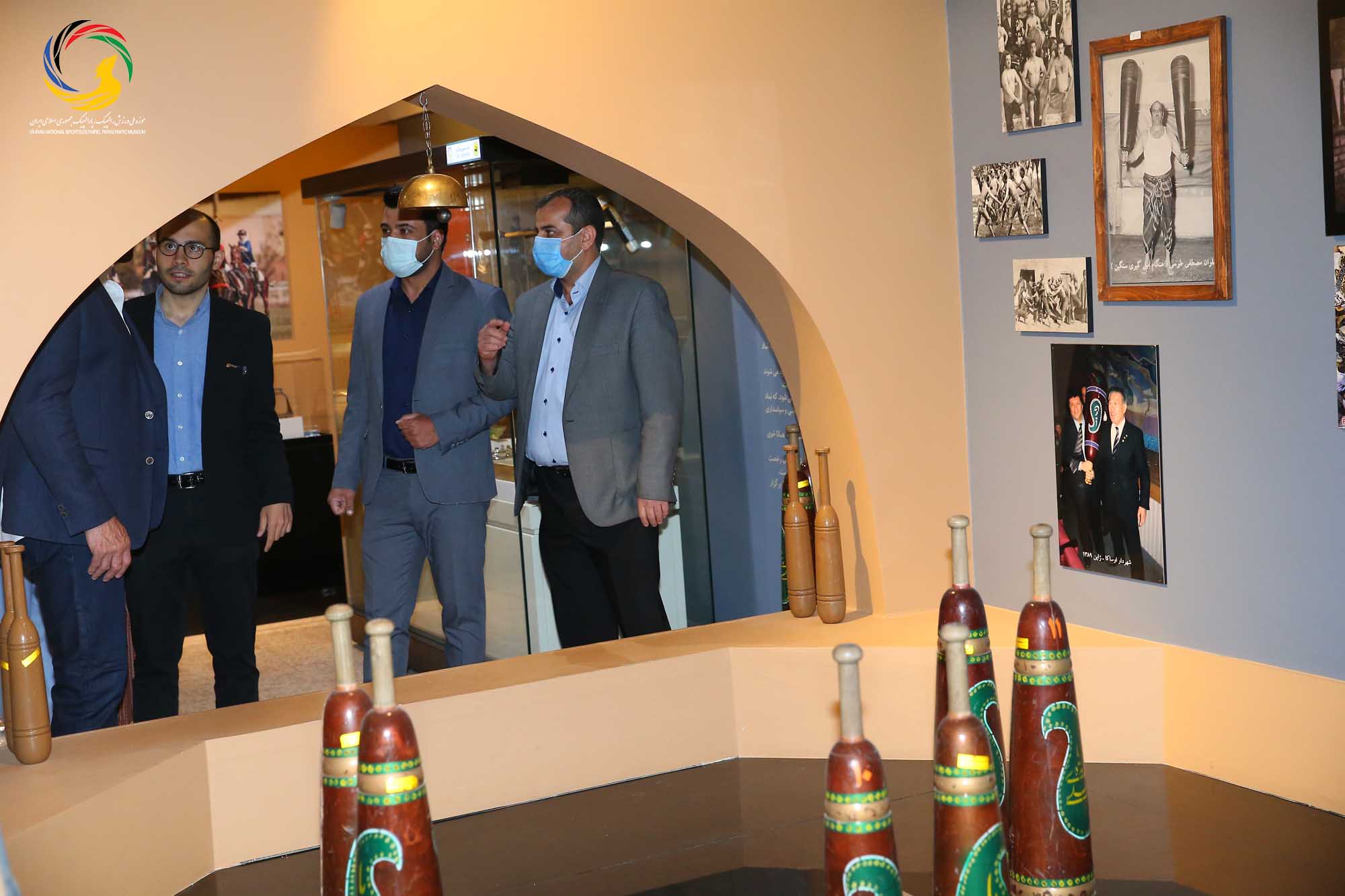 بازدید وسلین وویویچ سرمربی تیم ملی هندبال ایران از موزه ملی ورزش، المپیک، پارالمپیک