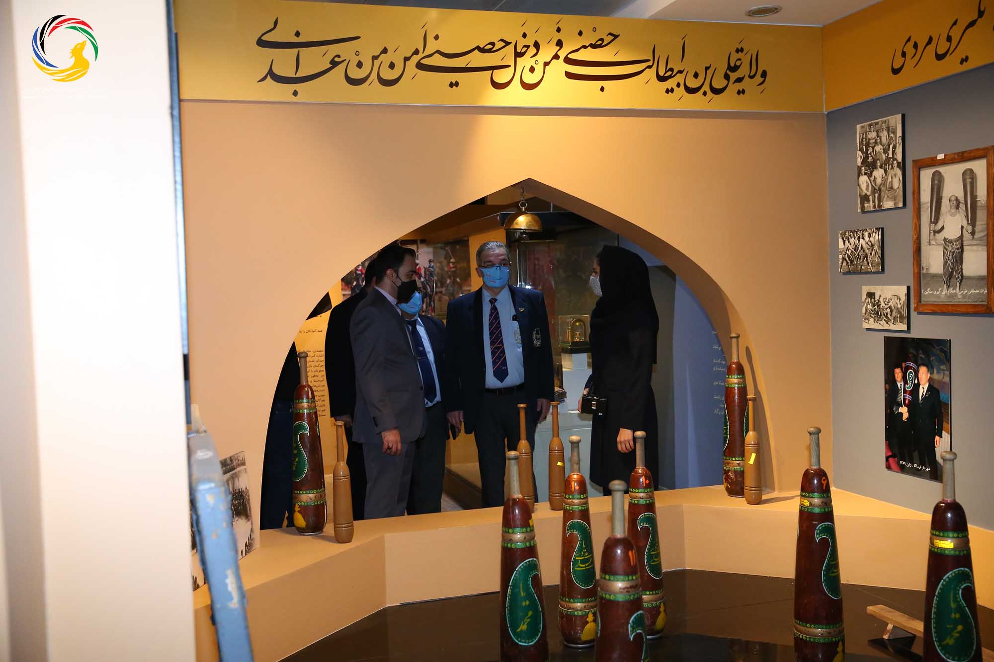 بازدید گاستون پاراژ رئیس فدراسیون جهانی پاورلیفتینگ از موزه ملی ورزش، المپیک، پارالمپیک