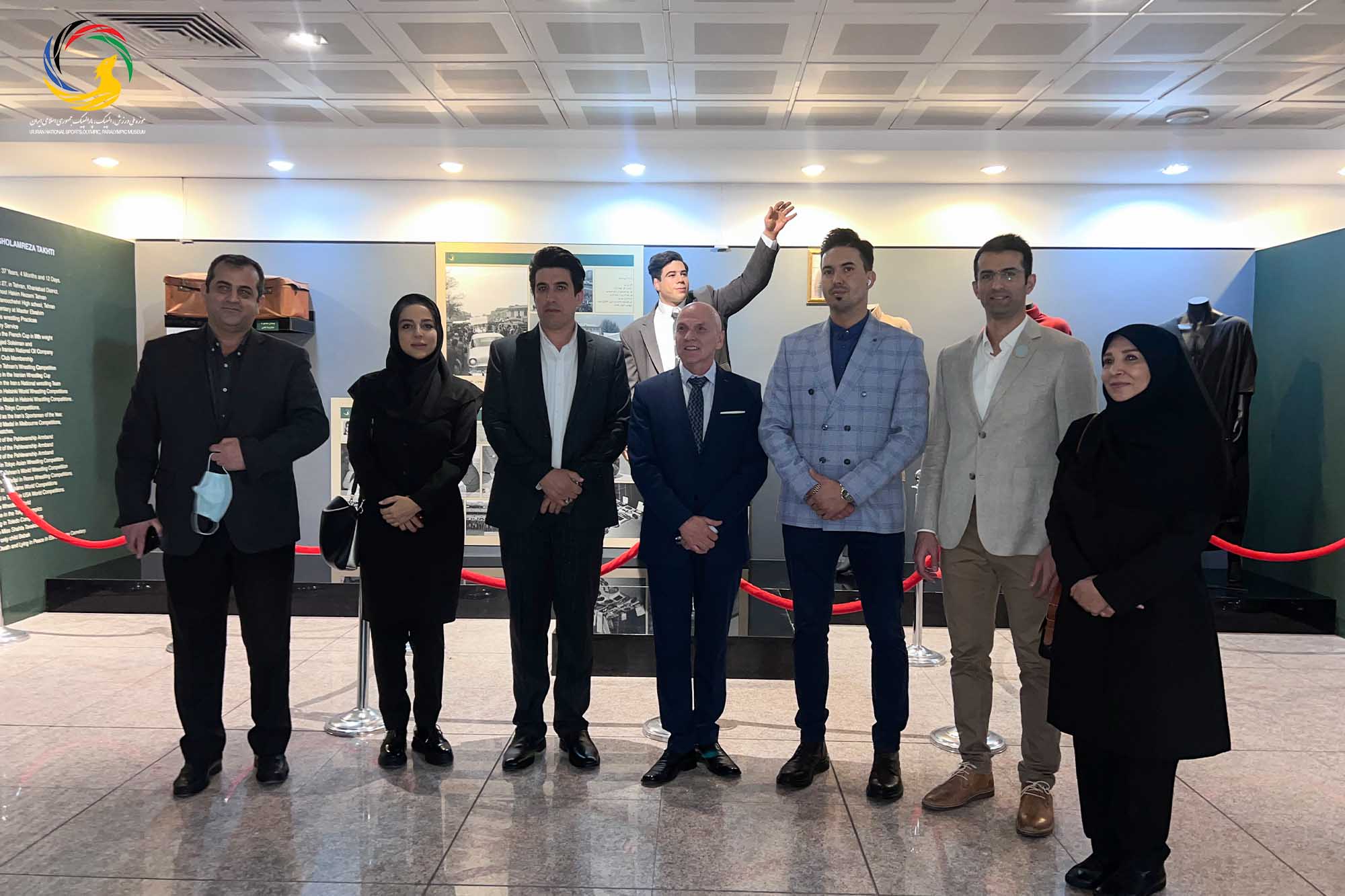 بازدید آندری نوویکوو مدرس جهانی پیلاتس و عضو کنفدراسیون پیلاتس از موزه ملی ورزش، المپیک، پارالمپیک