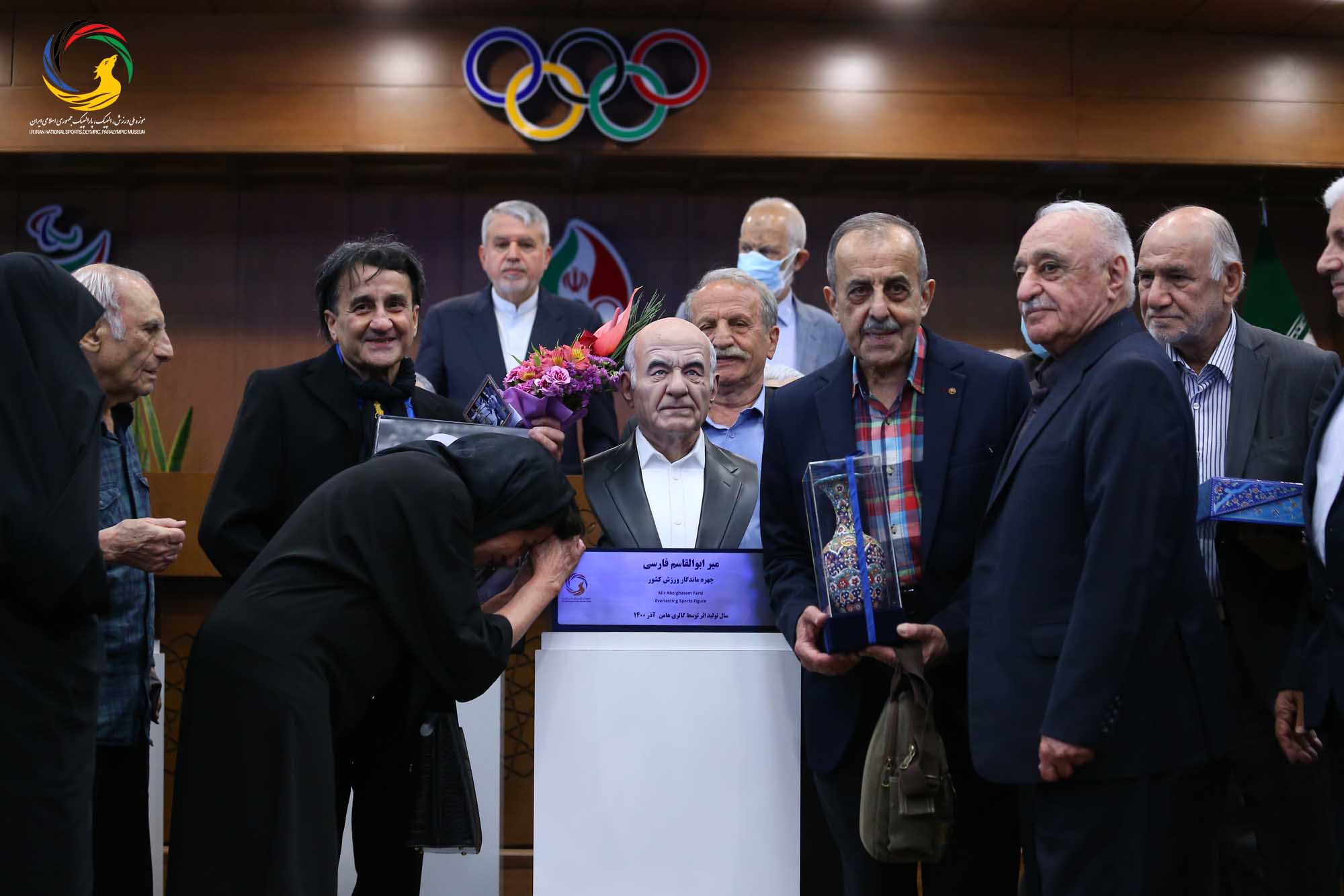 مراسم رونمایی از سردیس چهره های ماندگار ورزش ایران (حسن غفوری فرد، اکبر ترکان، محمدرضا یزدانی خرم، ابوالقاسم فارسی)