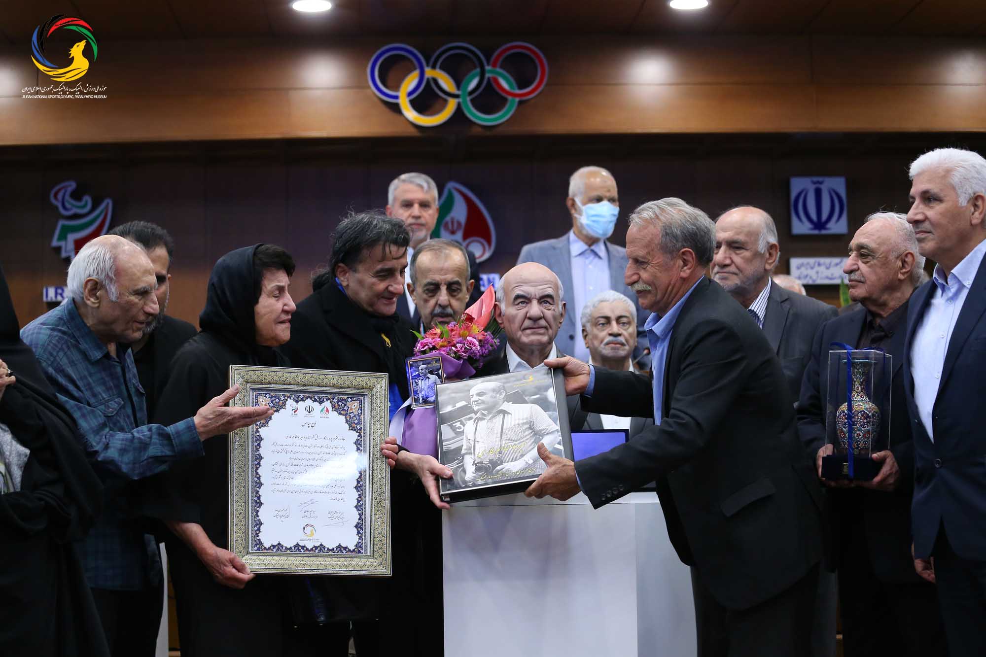 مراسم رونمایی از سردیس چهره های ماندگار ورزش ایران (حسن غفوری فرد، اکبر ترکان، محمدرضا یزدانی خرم، ابوالقاسم فارسی)