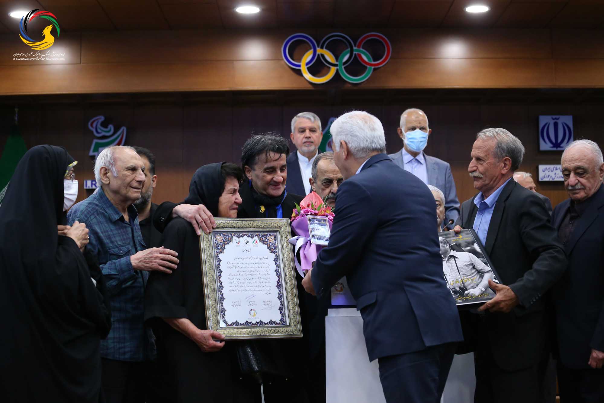 مراسم رونمایی از سردیس چهره های ماندگار ورزش ایران (حسن غفوری فرد، اکبر ترکان، محمدرضا یزدانی خرم، ابوالقاسم فارسی)