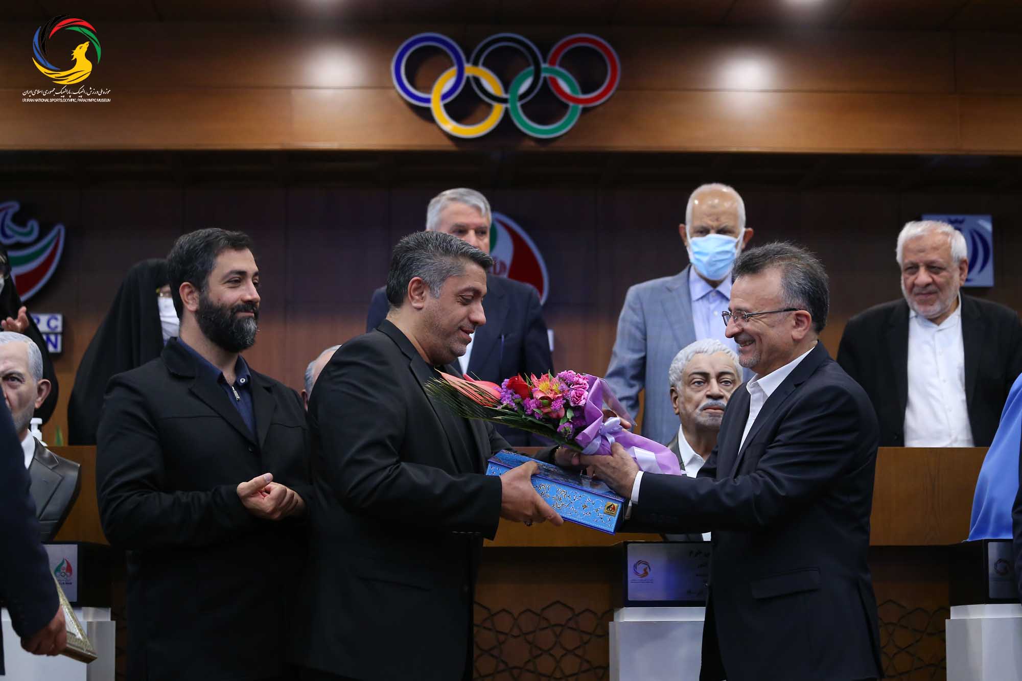 مراسم رونمایی از سردیس چهره های ماندگار ورزش ایران (حسن غفوری فرد، اکبر ترکان، محمدرضا یزدانی خرم، ابوالقاسم فارسی)