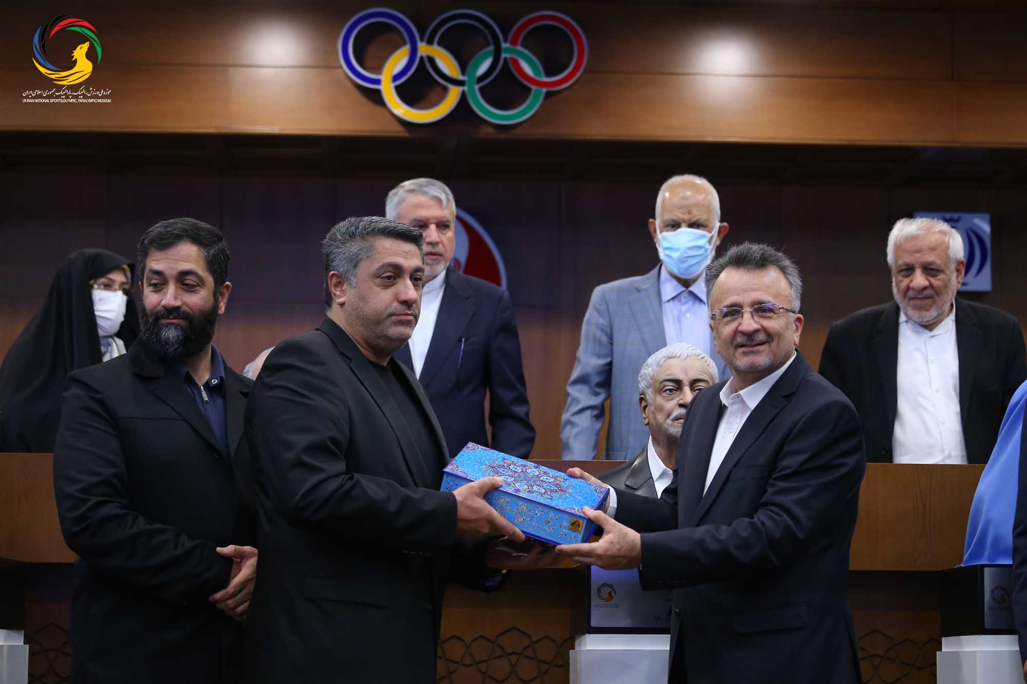 مراسم رونمایی از سردیس چهره های ماندگار ورزش ایران (حسن غفوری فرد، اکبر ترکان، محمدرضا یزدانی خرم، ابوالقاسم فارسی)