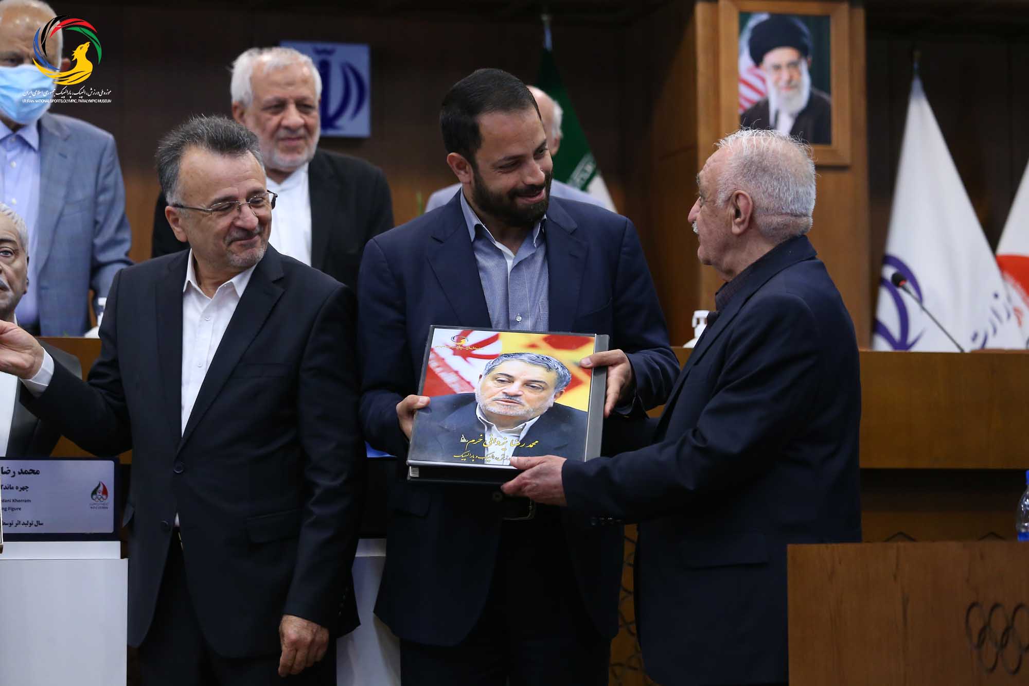 مراسم رونمایی از سردیس چهره های ماندگار ورزش ایران (حسن غفوری فرد، اکبر ترکان، محمدرضا یزدانی خرم، ابوالقاسم فارسی)