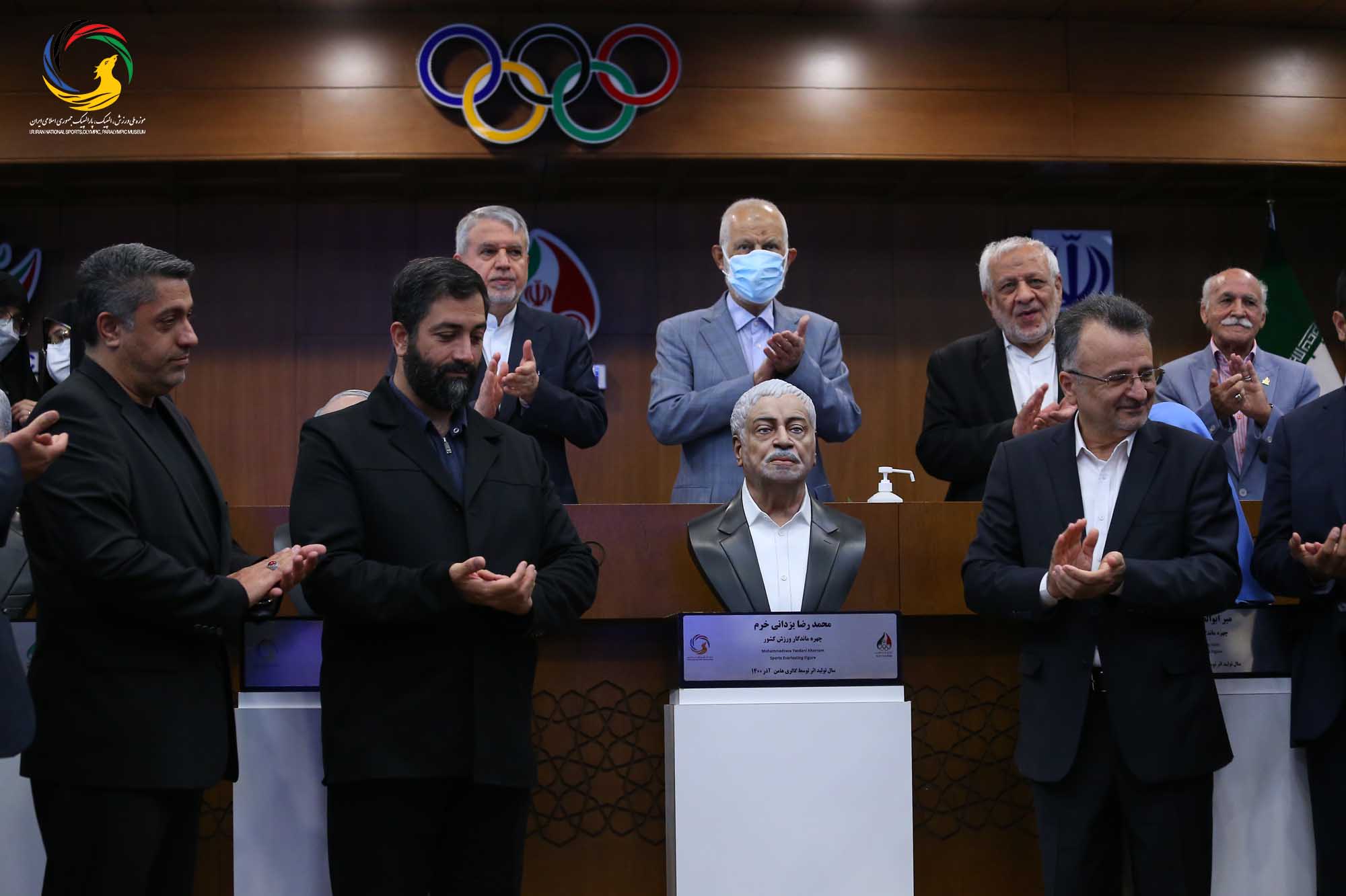 مراسم رونمایی از سردیس چهره های ماندگار ورزش ایران (حسن غفوری فرد، اکبر ترکان، محمدرضا یزدانی خرم، ابوالقاسم فارسی)