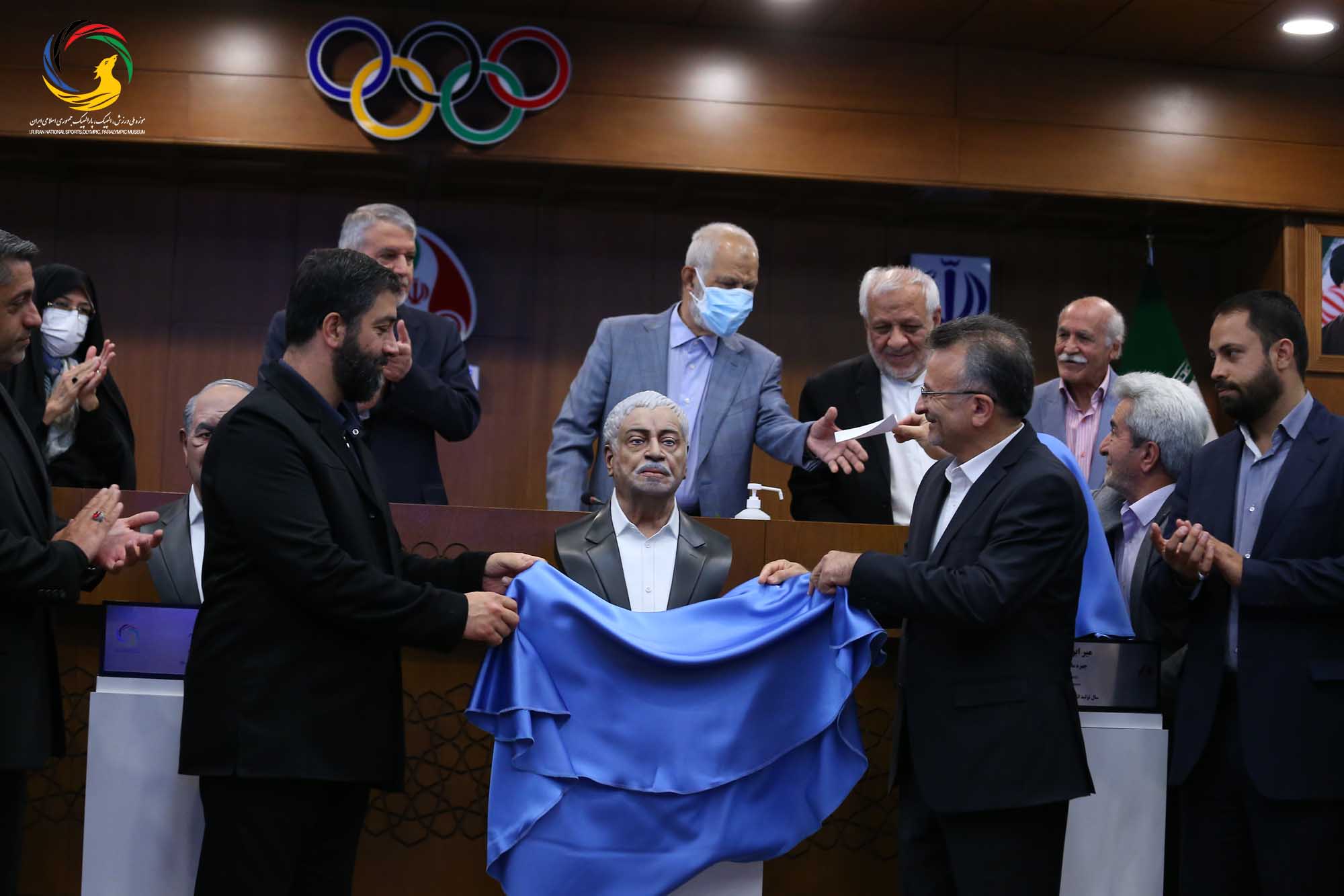 مراسم رونمایی از سردیس چهره های ماندگار ورزش ایران (حسن غفوری فرد، اکبر ترکان، محمدرضا یزدانی خرم، ابوالقاسم فارسی)