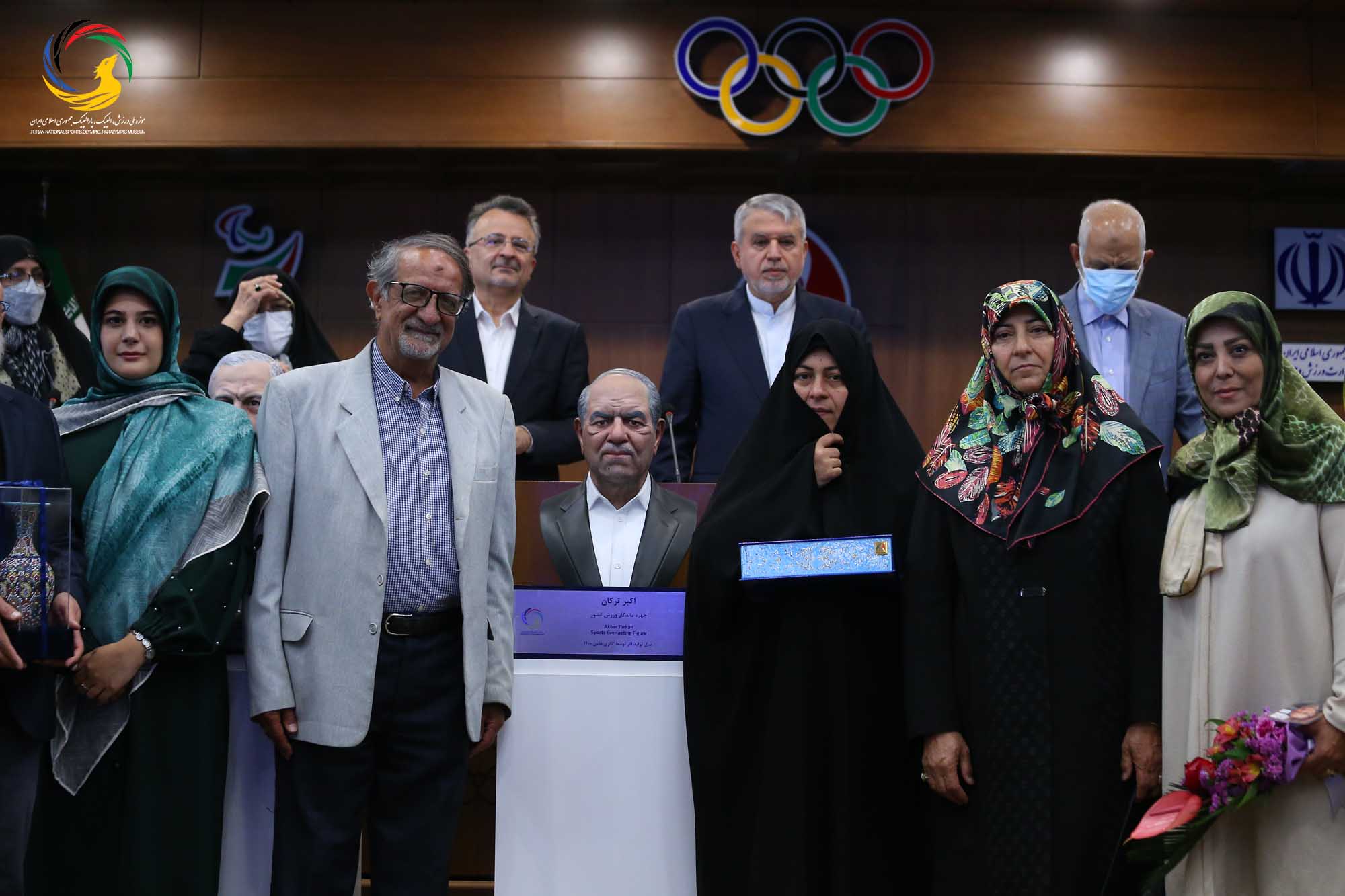 مراسم رونمایی از سردیس چهره های ماندگار ورزش ایران (حسن غفوری فرد، اکبر ترکان، محمدرضا یزدانی خرم، ابوالقاسم فارسی)