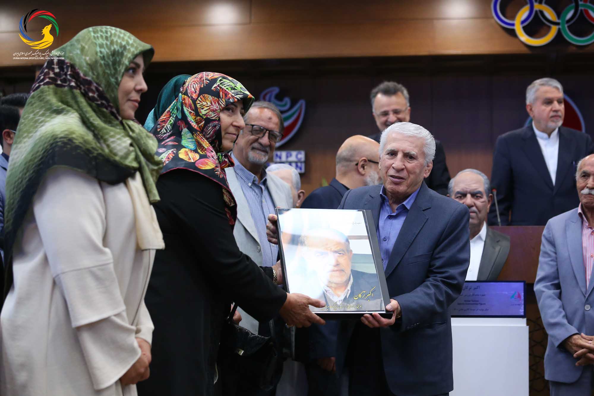 مراسم رونمایی از سردیس چهره های ماندگار ورزش ایران (حسن غفوری فرد، اکبر ترکان، محمدرضا یزدانی خرم، ابوالقاسم فارسی)