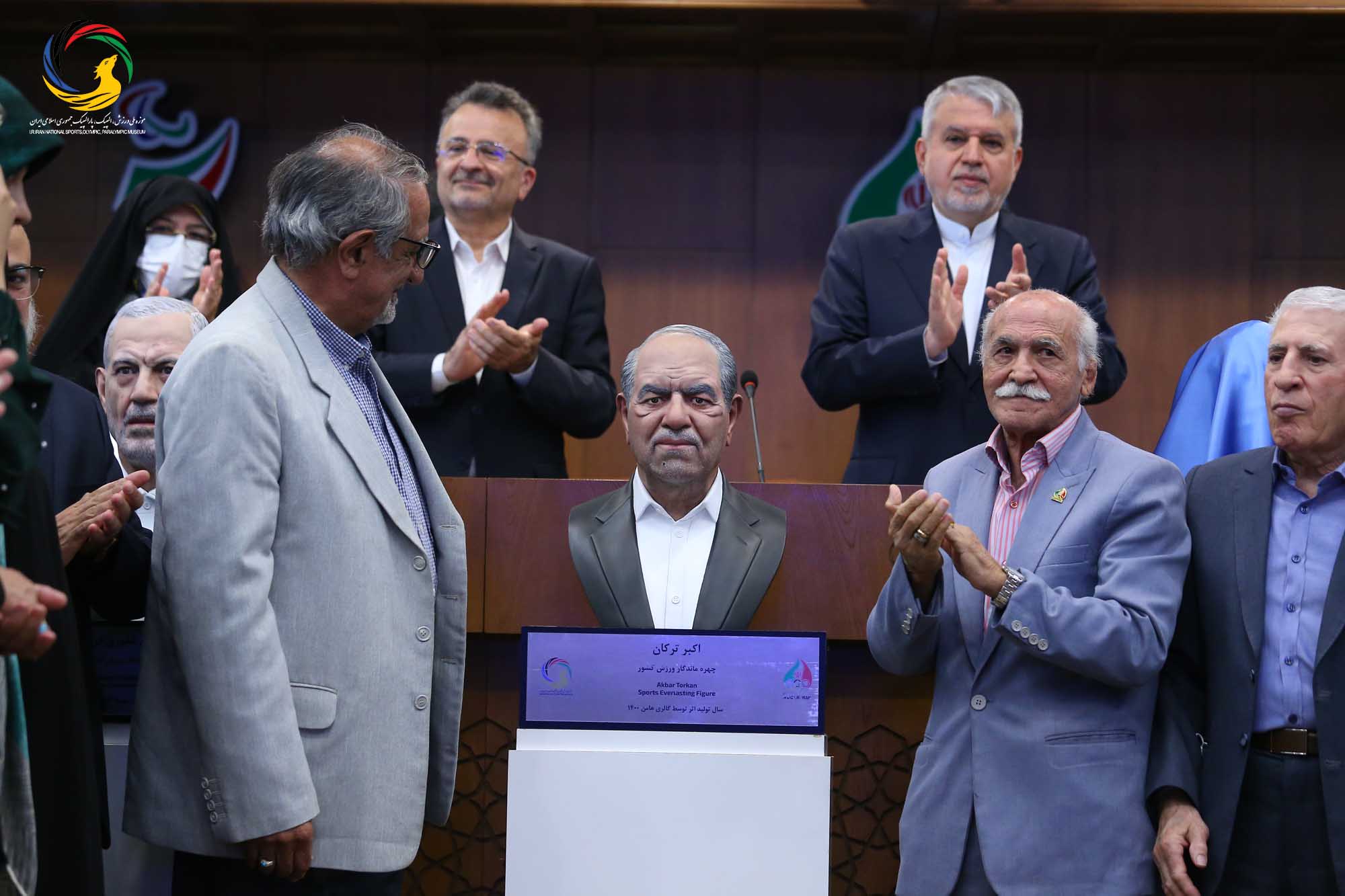 مراسم رونمایی از سردیس چهره های ماندگار ورزش ایران (حسن غفوری فرد، اکبر ترکان، محمدرضا یزدانی خرم، ابوالقاسم فارسی)