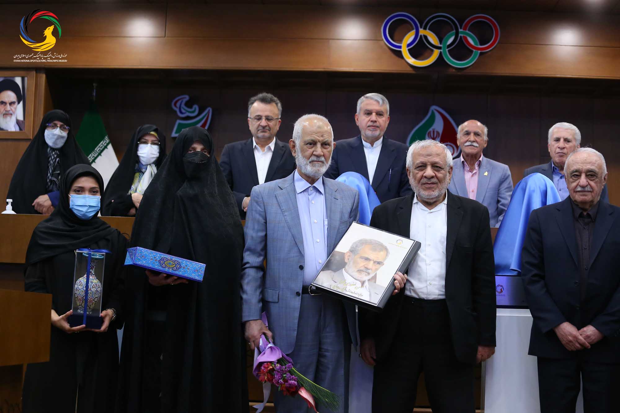 مراسم رونمایی از سردیس چهره های ماندگار ورزش ایران (حسن غفوری فرد، اکبر ترکان، محمدرضا یزدانی خرم، ابوالقاسم فارسی)