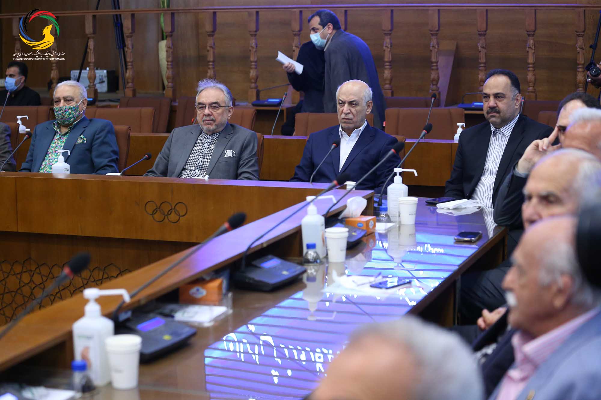 مراسم رونمایی از سردیس چهره های ماندگار ورزش ایران (حسن غفوری فرد، اکبر ترکان، محمدرضا یزدانی خرم، ابوالقاسم فارسی)