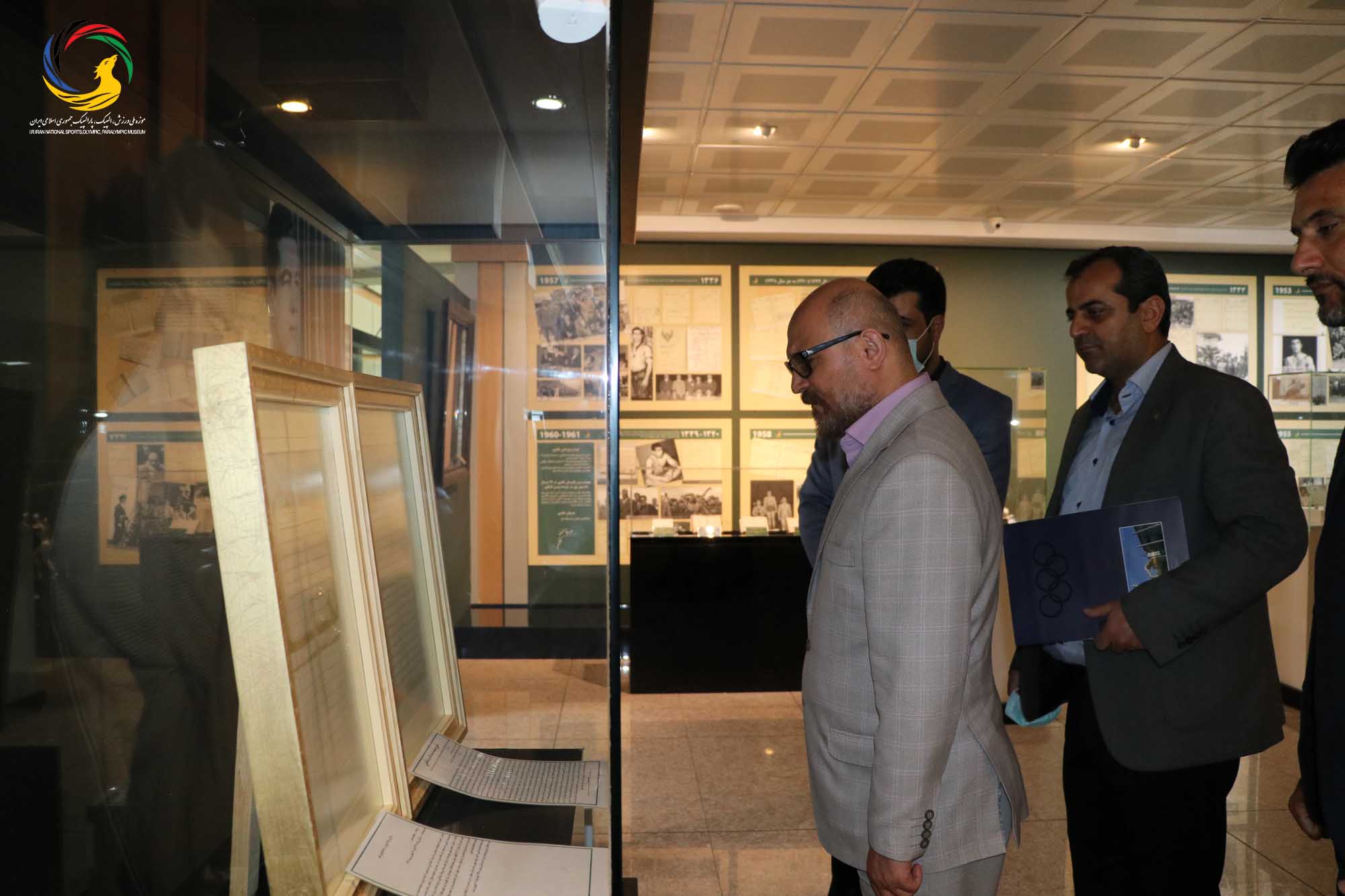 بازدید محمدرضا سبطی شهردار گرگان از موزه ملی ورزش، المپیک، پارالمپیک