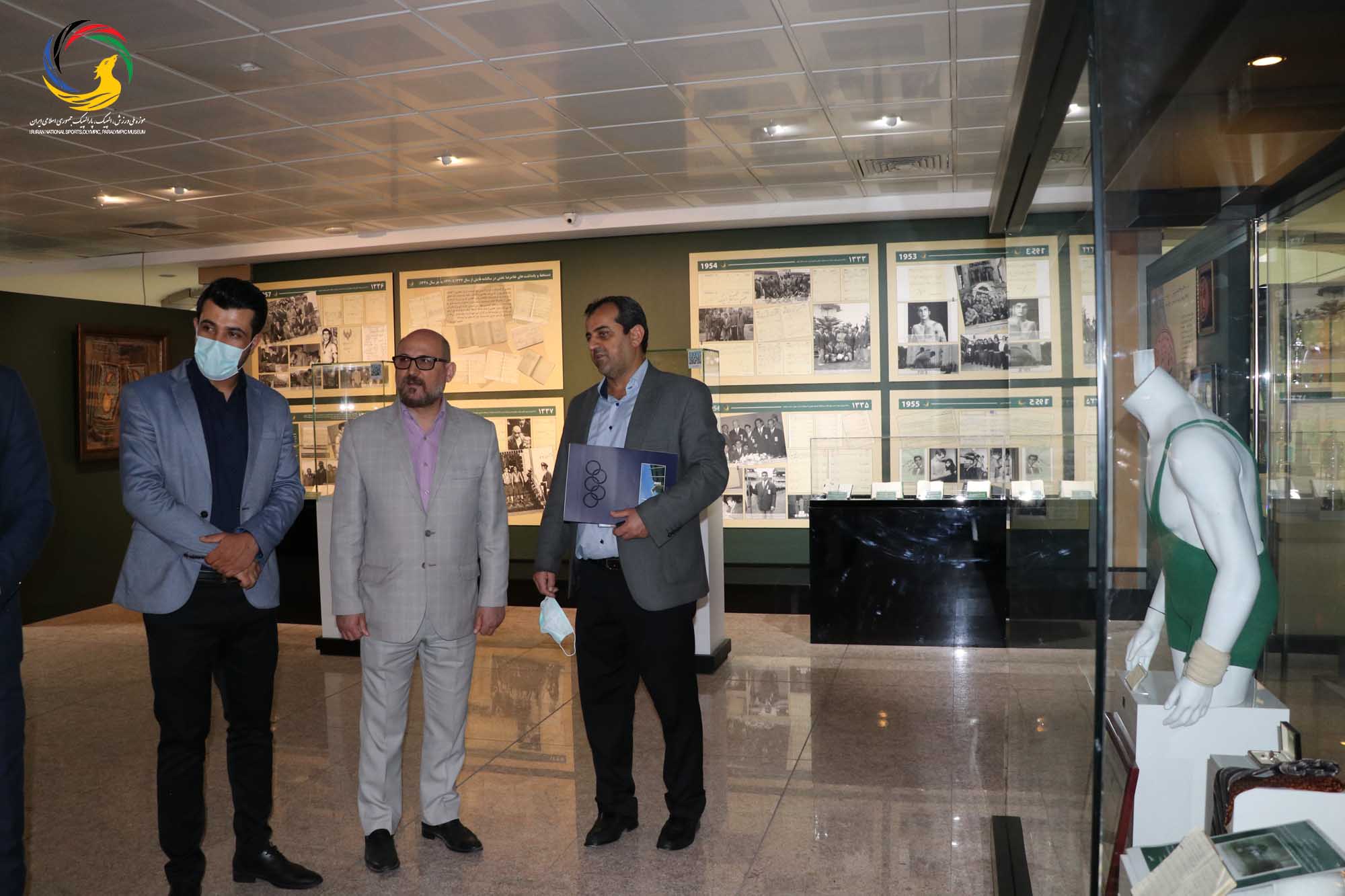 بازدید محمدرضا سبطی شهردار گرگان از موزه ملی ورزش، المپیک، پارالمپیک