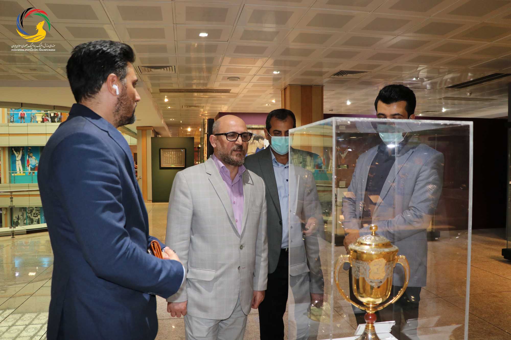 بازدید محمدرضا سبطی شهردار گرگان از موزه ملی ورزش، المپیک، پارالمپیک