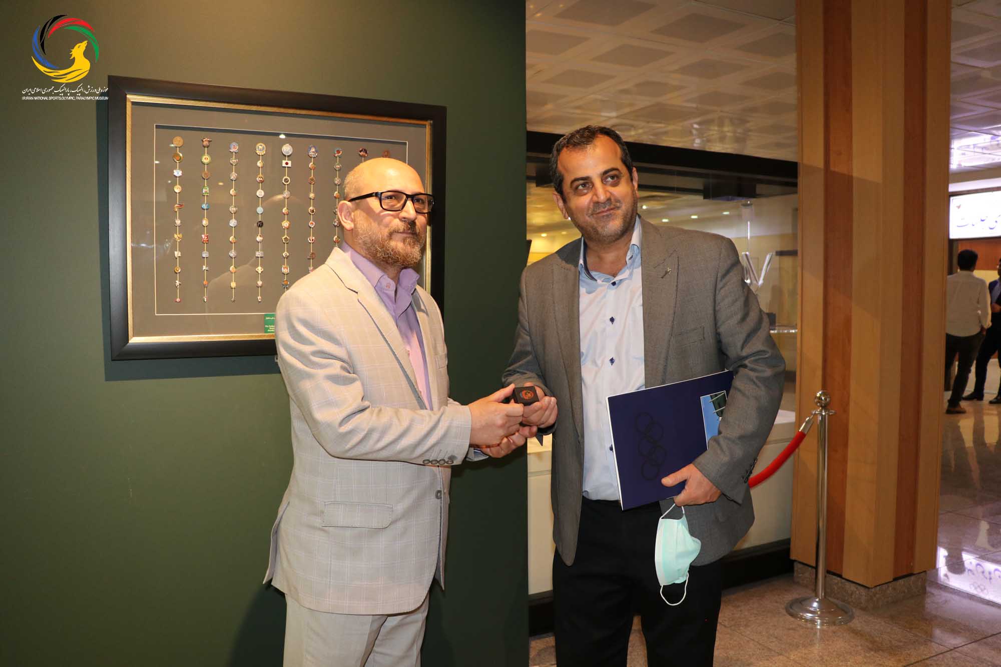 بازدید محمدرضا سبطی شهردار گرگان از موزه ملی ورزش، المپیک، پارالمپیک