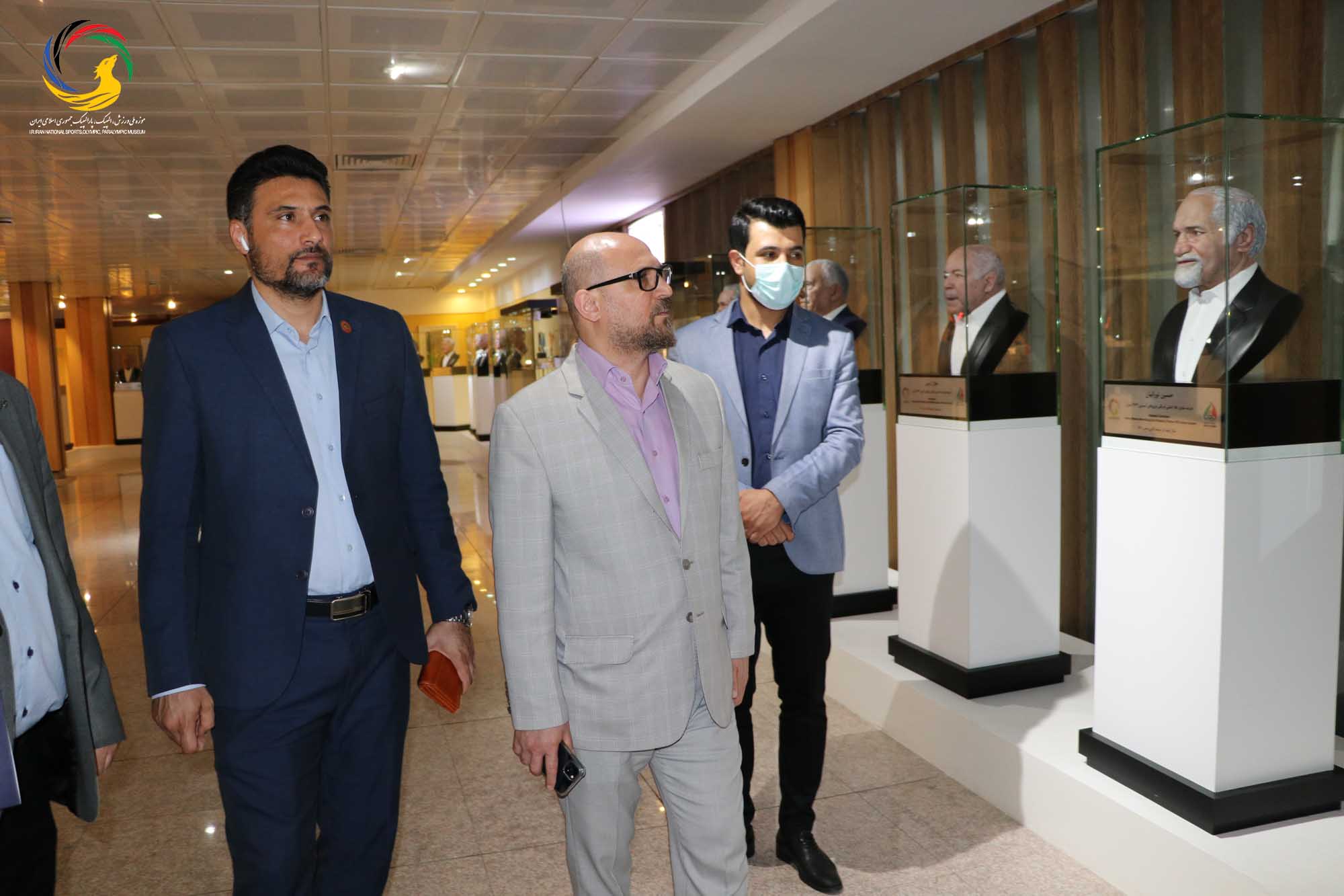 بازدید محمدرضا سبطی شهردار گرگان از موزه ملی ورزش، المپیک، پارالمپیک
