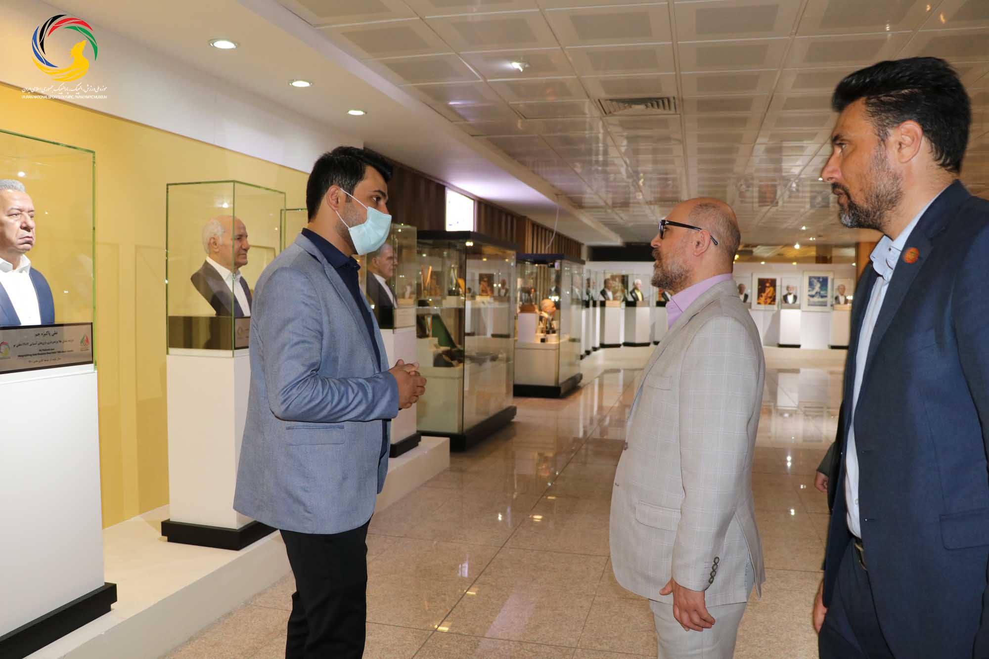 بازدید محمدرضا سبطی شهردار گرگان از موزه ملی ورزش، المپیک، پارالمپیک