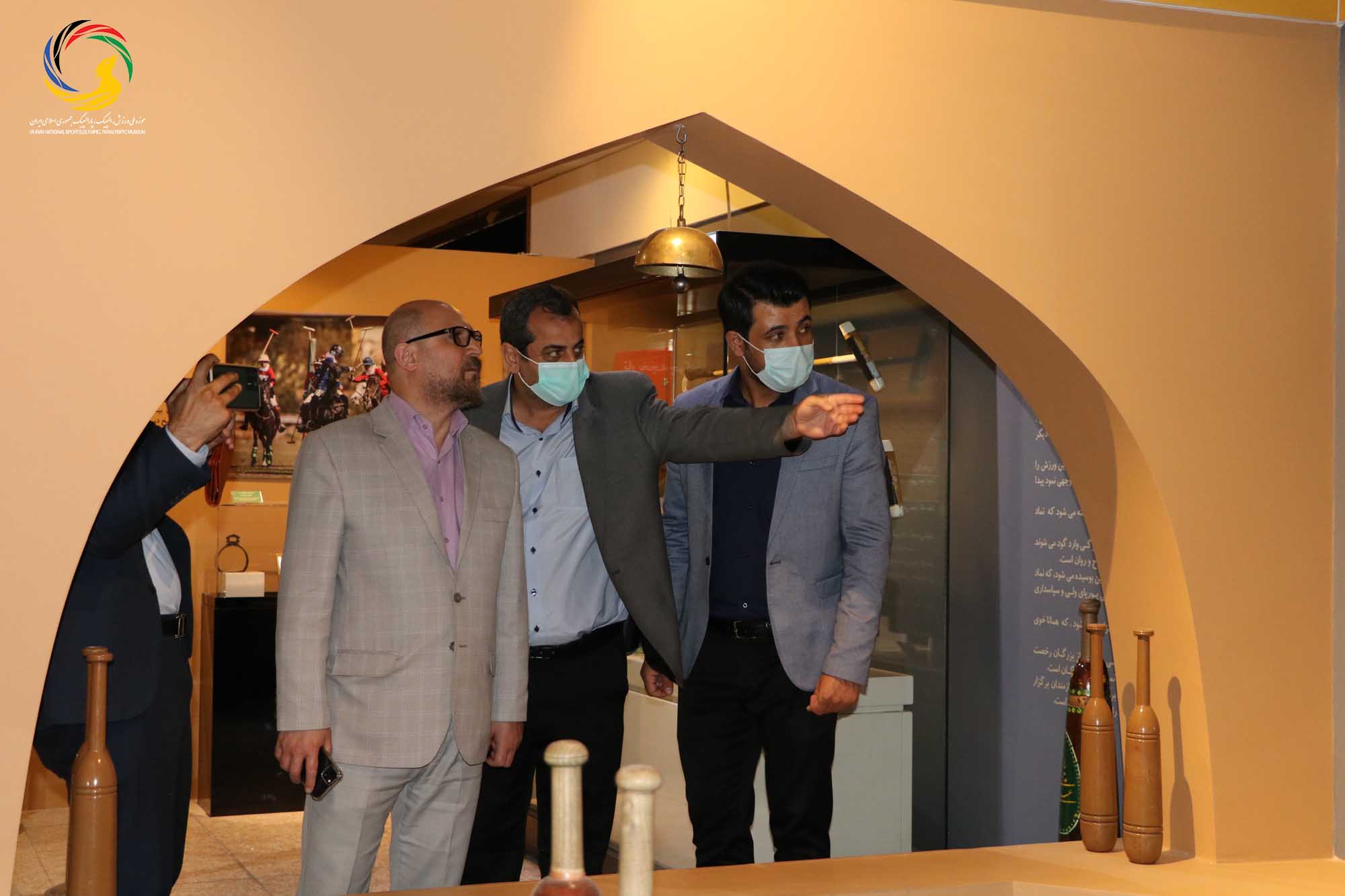 بازدید محمدرضا سبطی شهردار گرگان از موزه ملی ورزش، المپیک، پارالمپیک