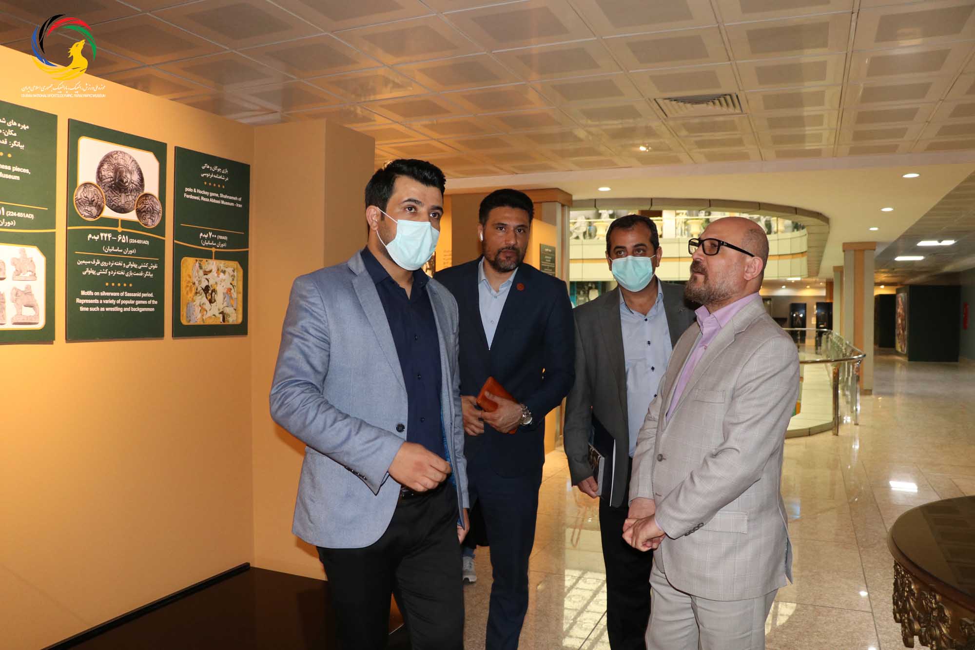 بازدید محمدرضا سبطی شهردار گرگان از موزه ملی ورزش، المپیک، پارالمپیک