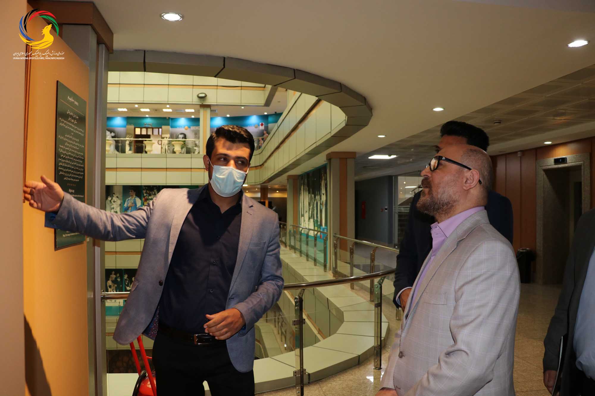 بازدید محمدرضا سبطی شهردار گرگان از موزه ملی ورزش، المپیک، پارالمپیک