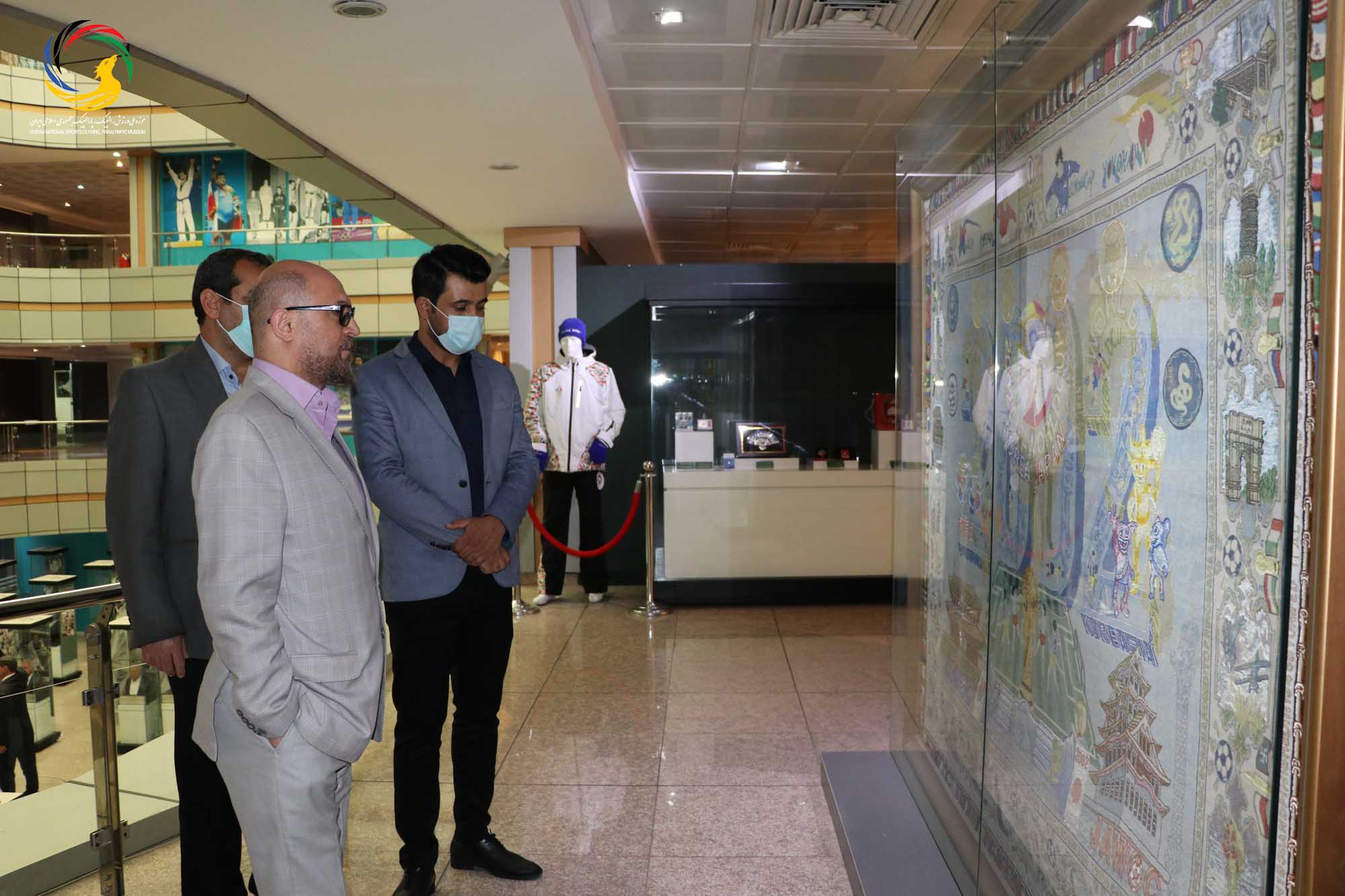 بازدید محمدرضا سبطی شهردار گرگان از موزه ملی ورزش، المپیک، پارالمپیک