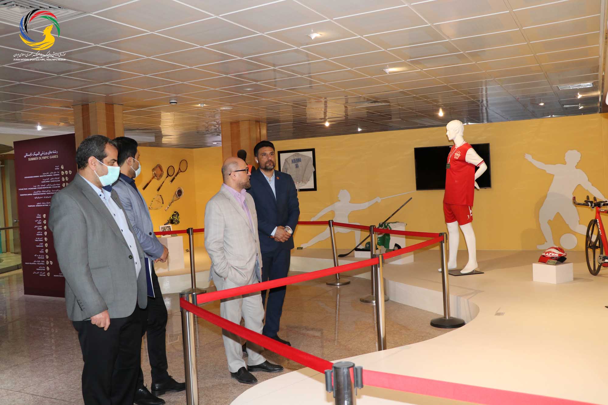 بازدید محمدرضا سبطی شهردار گرگان از موزه ملی ورزش، المپیک، پارالمپیک