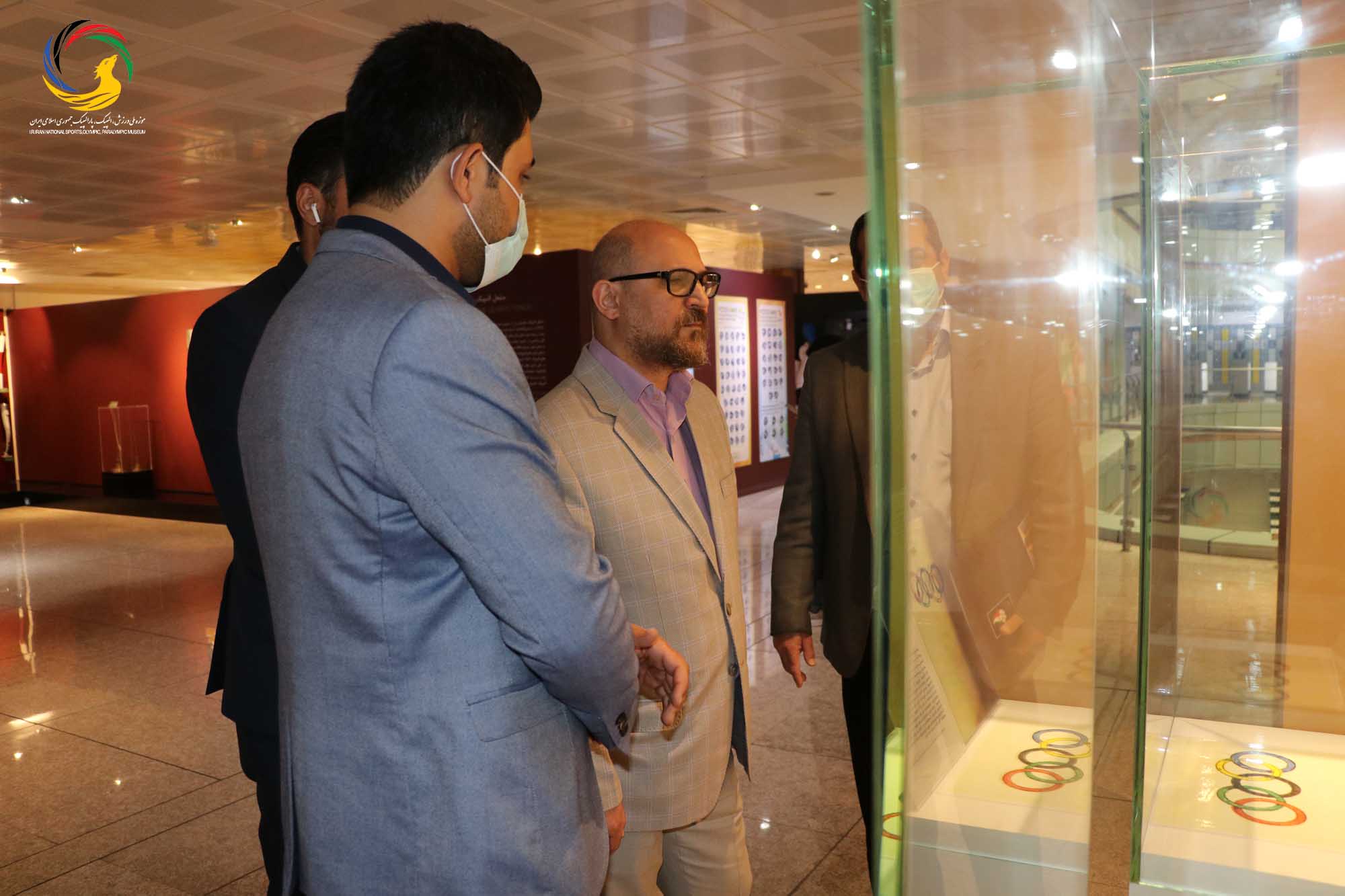 بازدید محمدرضا سبطی شهردار گرگان از موزه ملی ورزش، المپیک، پارالمپیک