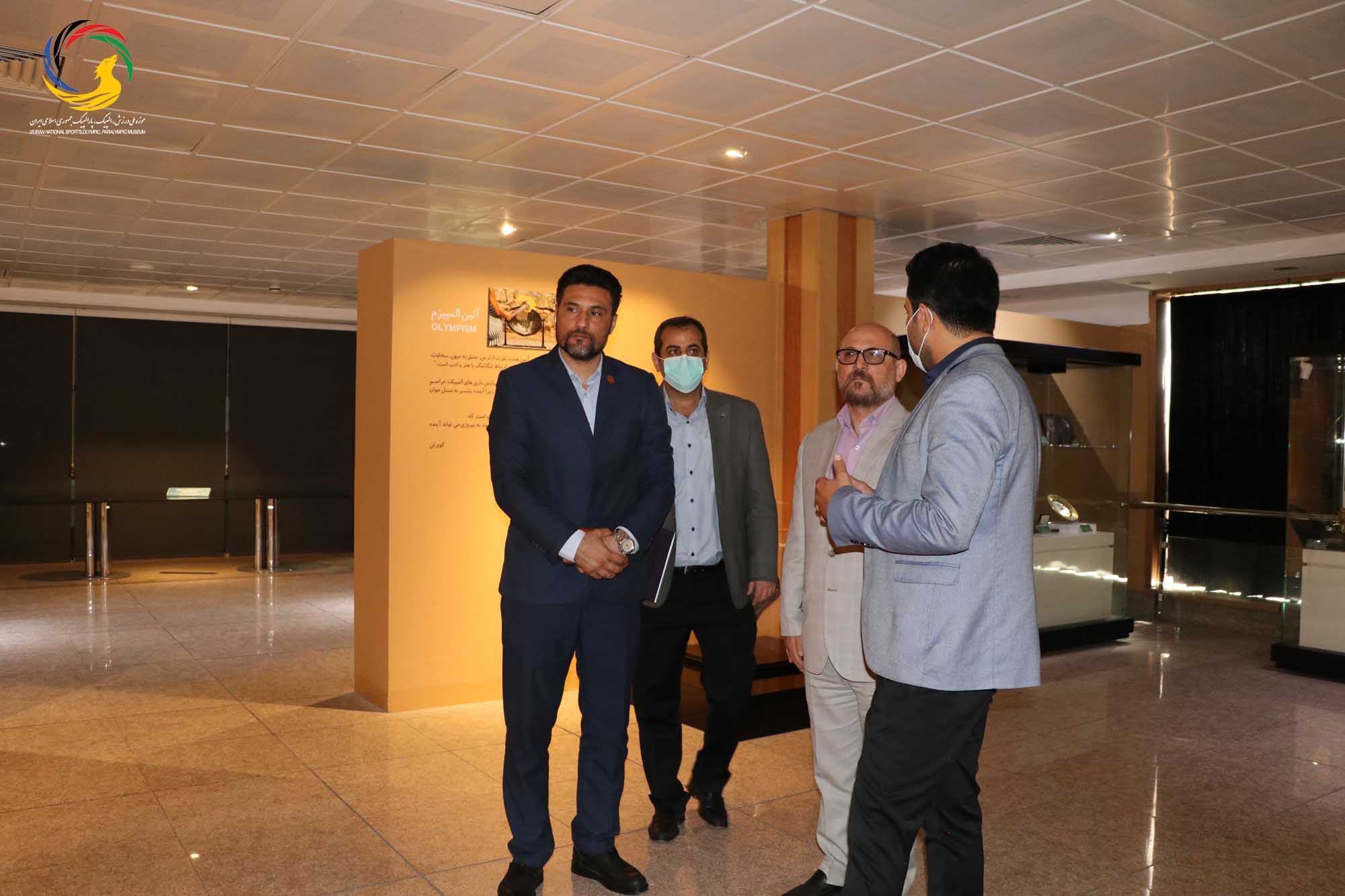 بازدید محمدرضا سبطی شهردار گرگان از موزه ملی ورزش، المپیک، پارالمپیک