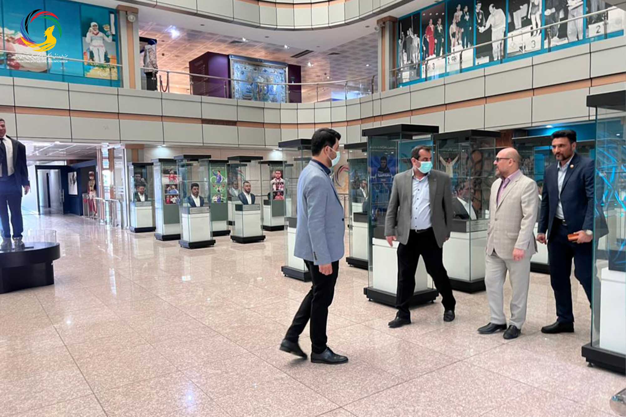 بازدید محمدرضا سبطی شهردار گرگان از موزه ملی ورزش، المپیک، پارالمپیک